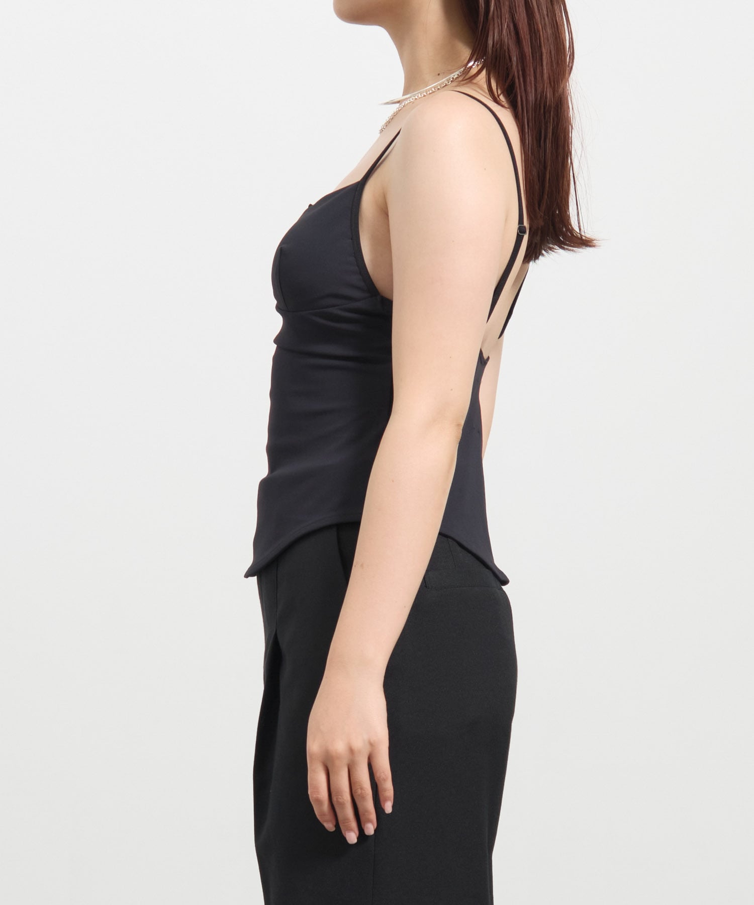 Tulle paneled cami FETICO