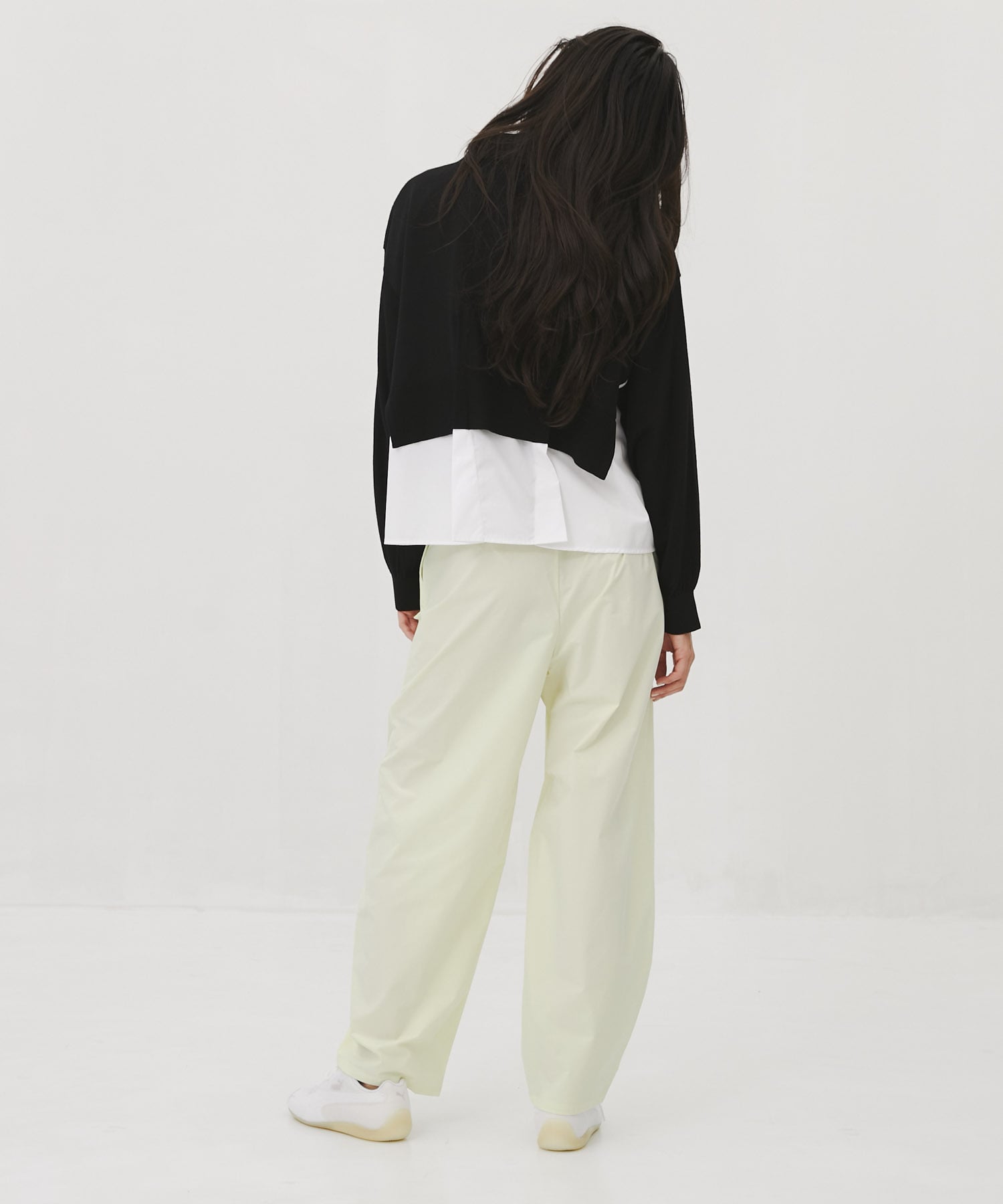 FAKE-LAYERED CARDIGAN ENFOLD