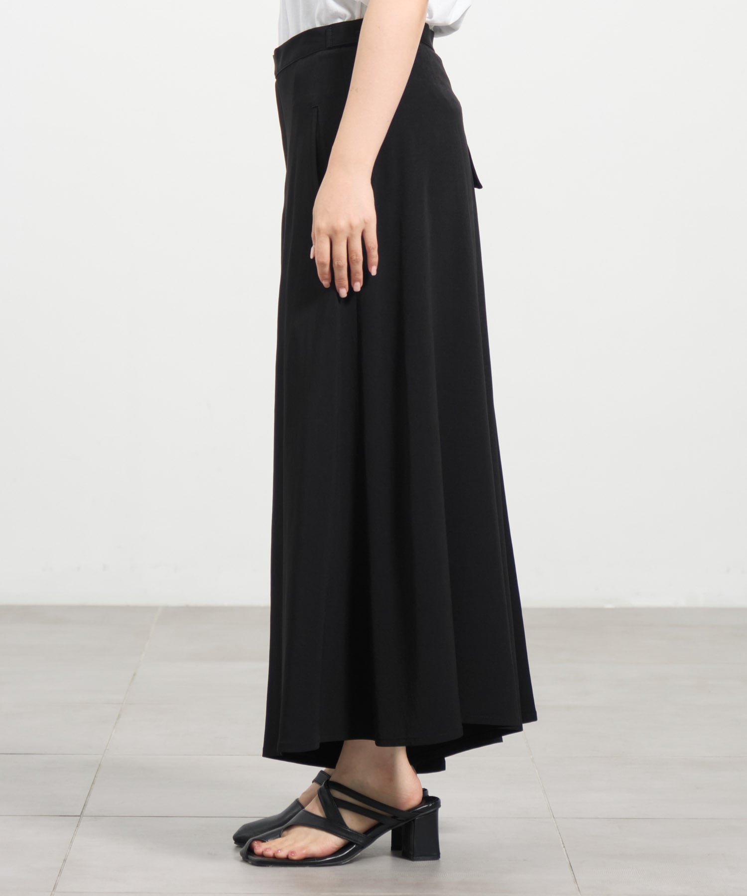 右フラシ布フレアP Yohji Yamamoto