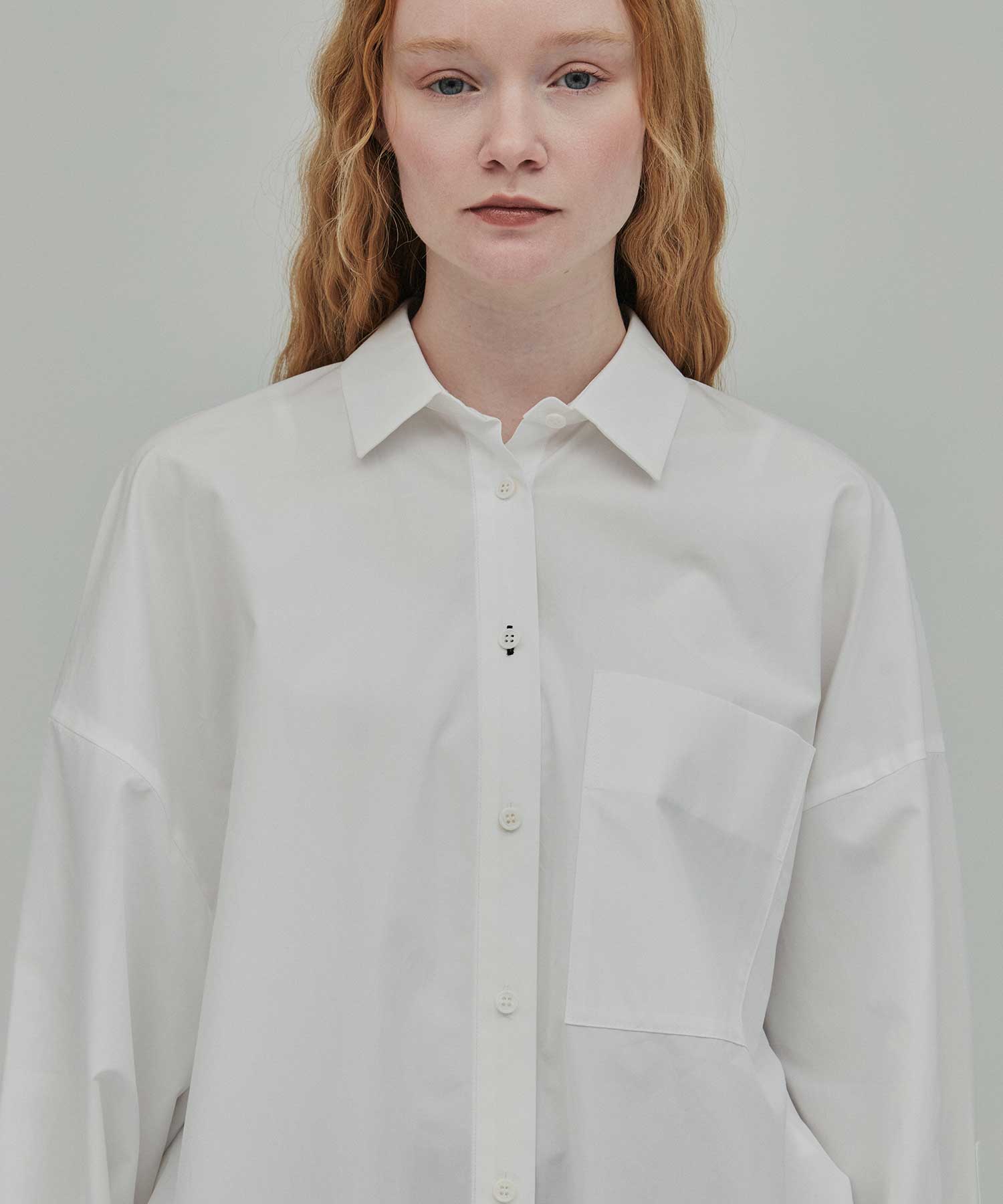 ENFOLD ホワイトTシャツ 38 SCALLOP WIDE T-SHIRT｜38｜WHT｜CUT AND SEWN｜|ENFÖLD