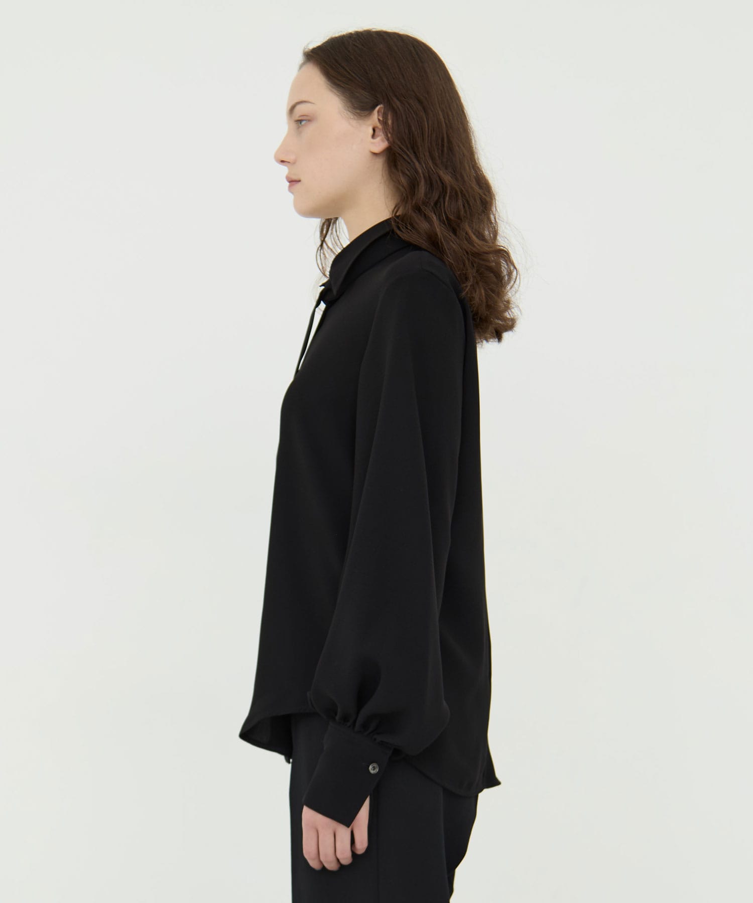 BLACK FORMAL BOWTIE SHIRT CINOH