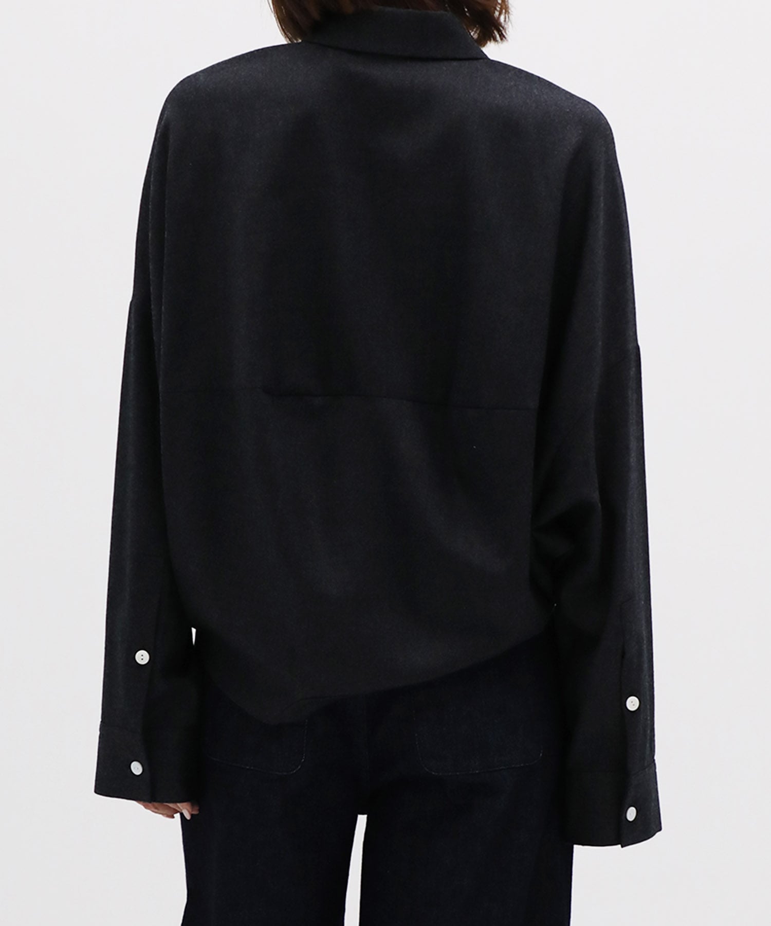 SYMMETRY CROPPED SHIRT ENFOLD