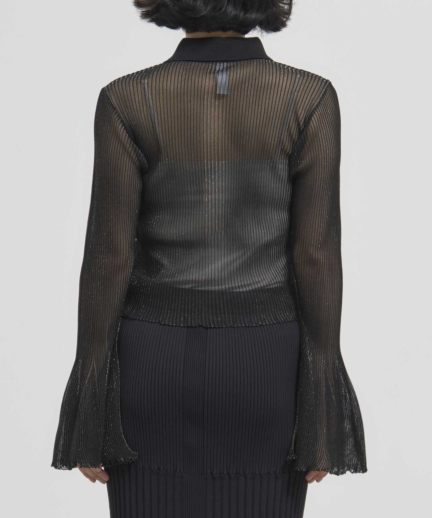 HYPHA LUCENT GLITTER SHIRT CARDIGAN CFCL