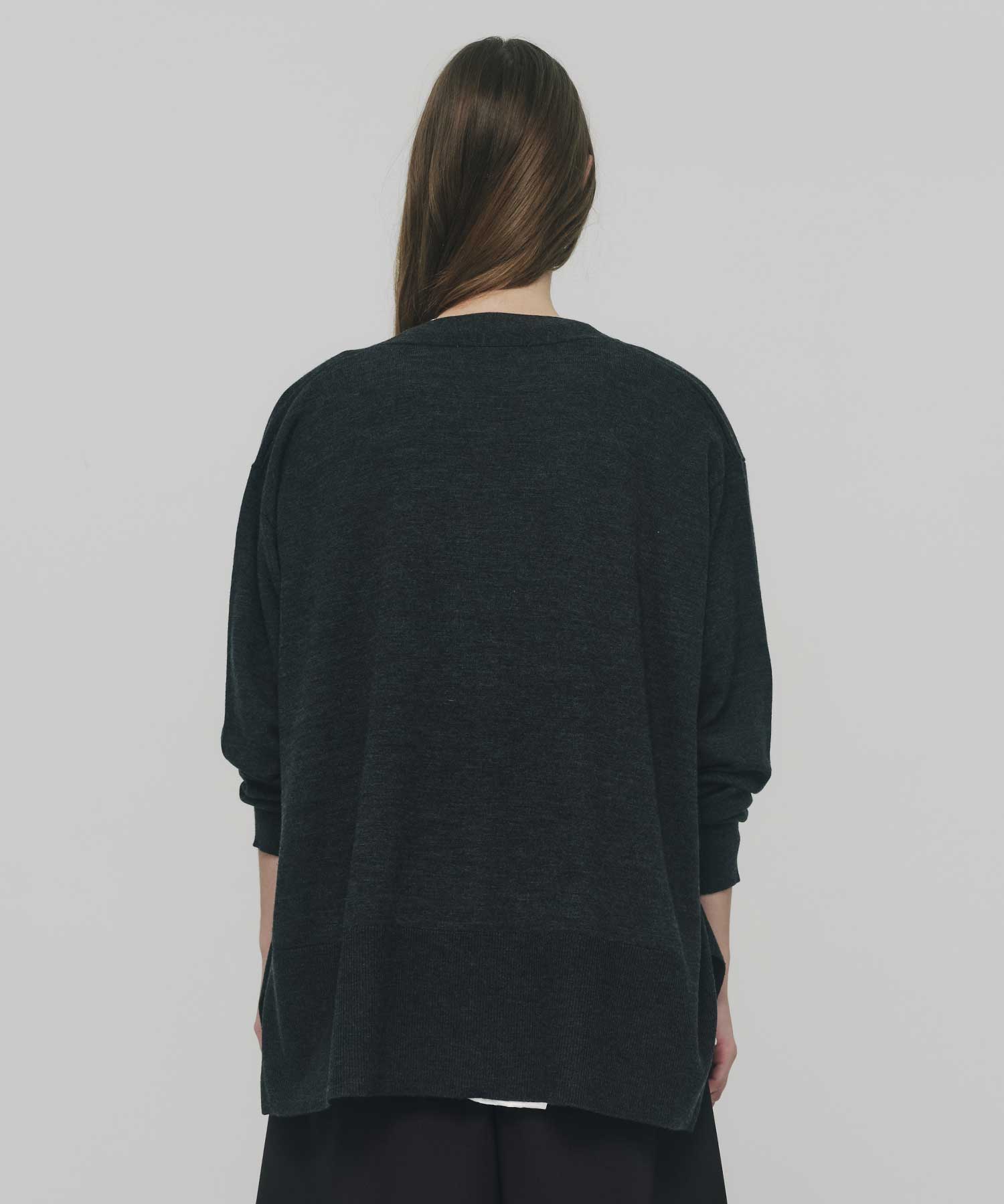 FLARE-SILHOUETTE CARDIGAN ENFOLD