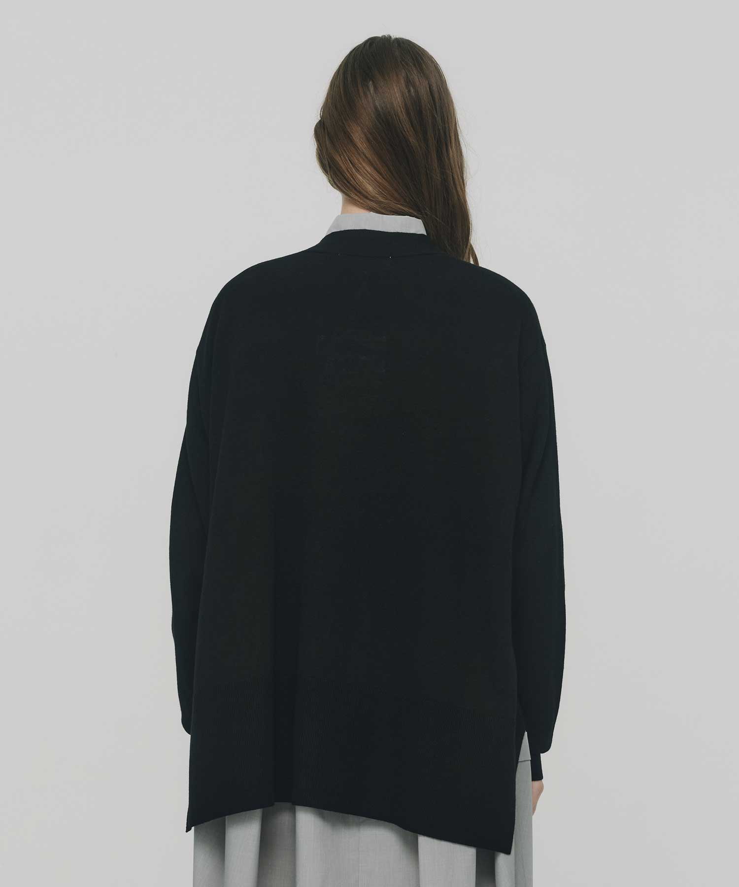 FLARE-SILHOUETTE CARDIGAN ENFOLD