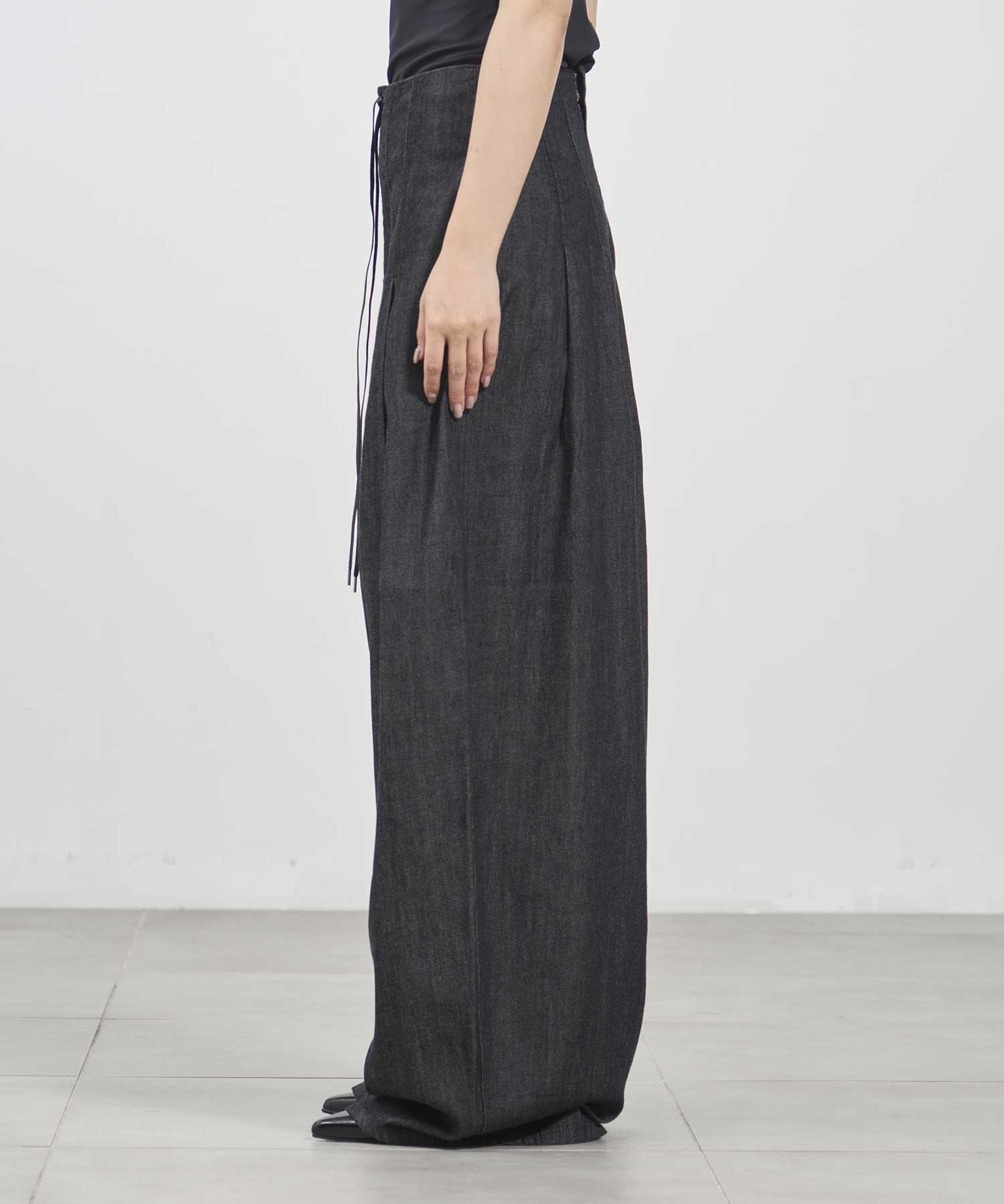 Pleated wide-legged jeans FETICO