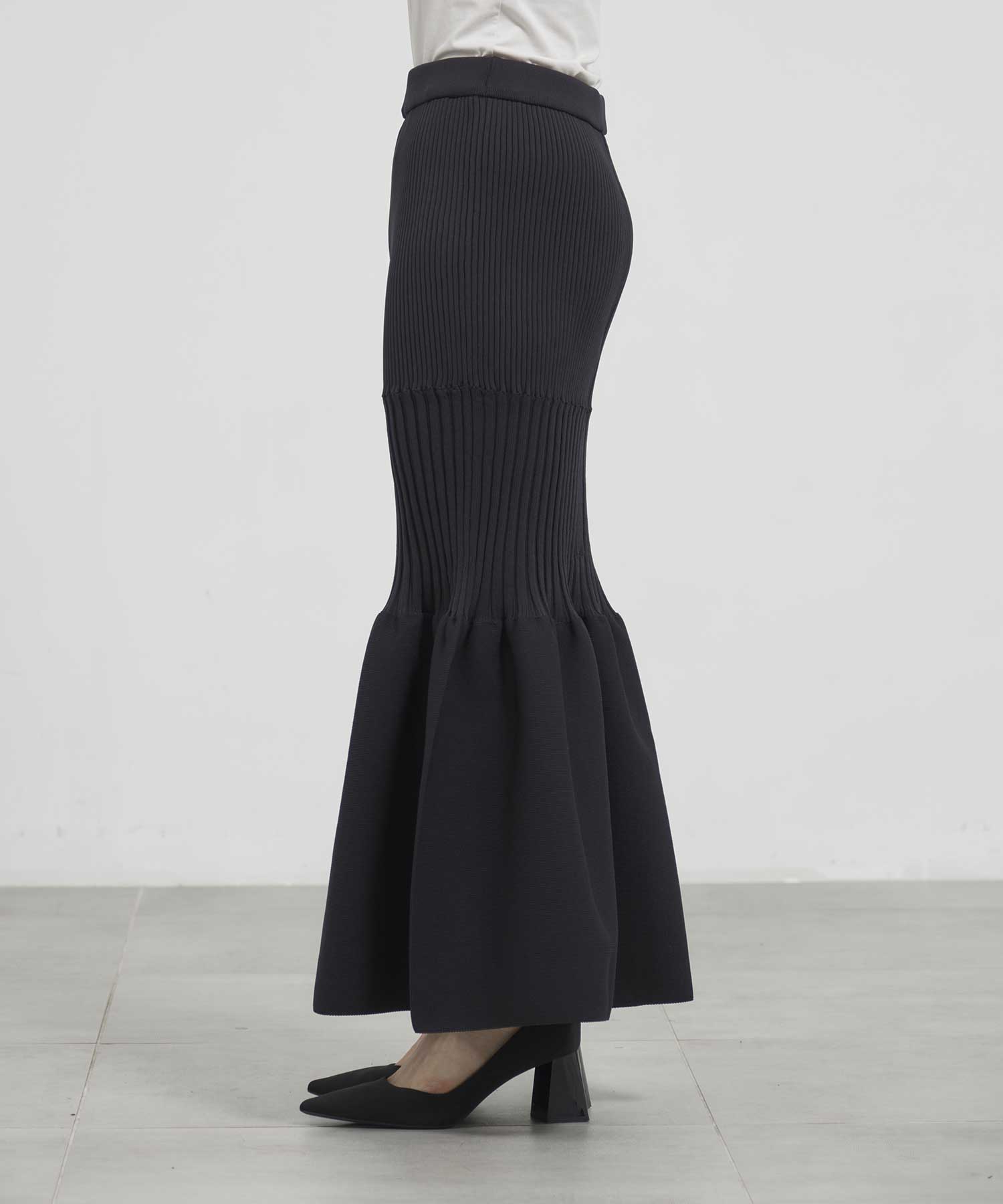 FLUTED MERMAID SKIRT CFCL