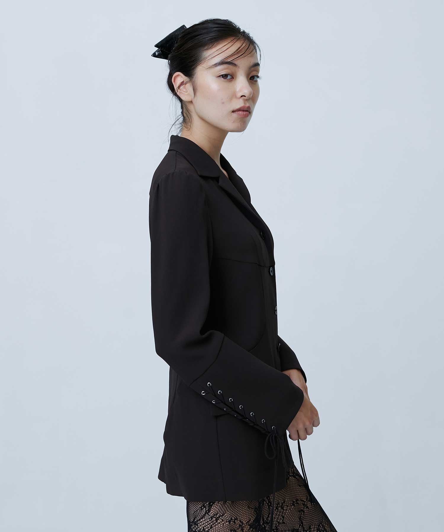 Crepe shirt jacket FETICO