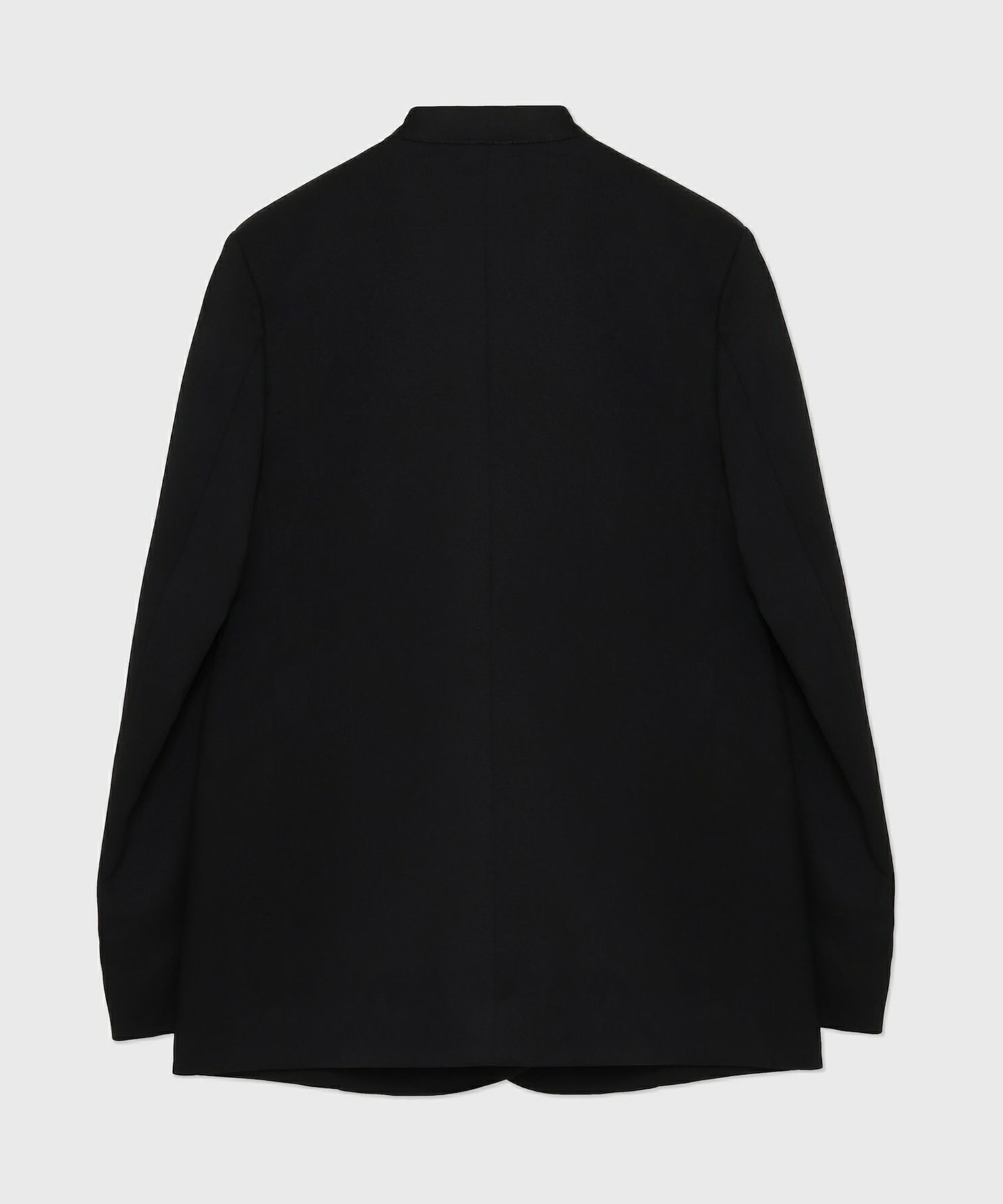 BLACK FORMAL NO COLLAR JACKET CINOH