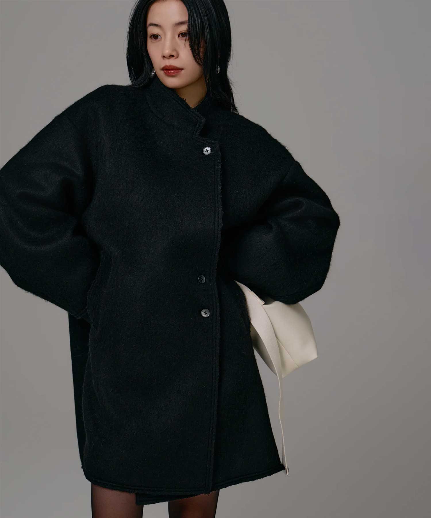 shaggy half coat Louren