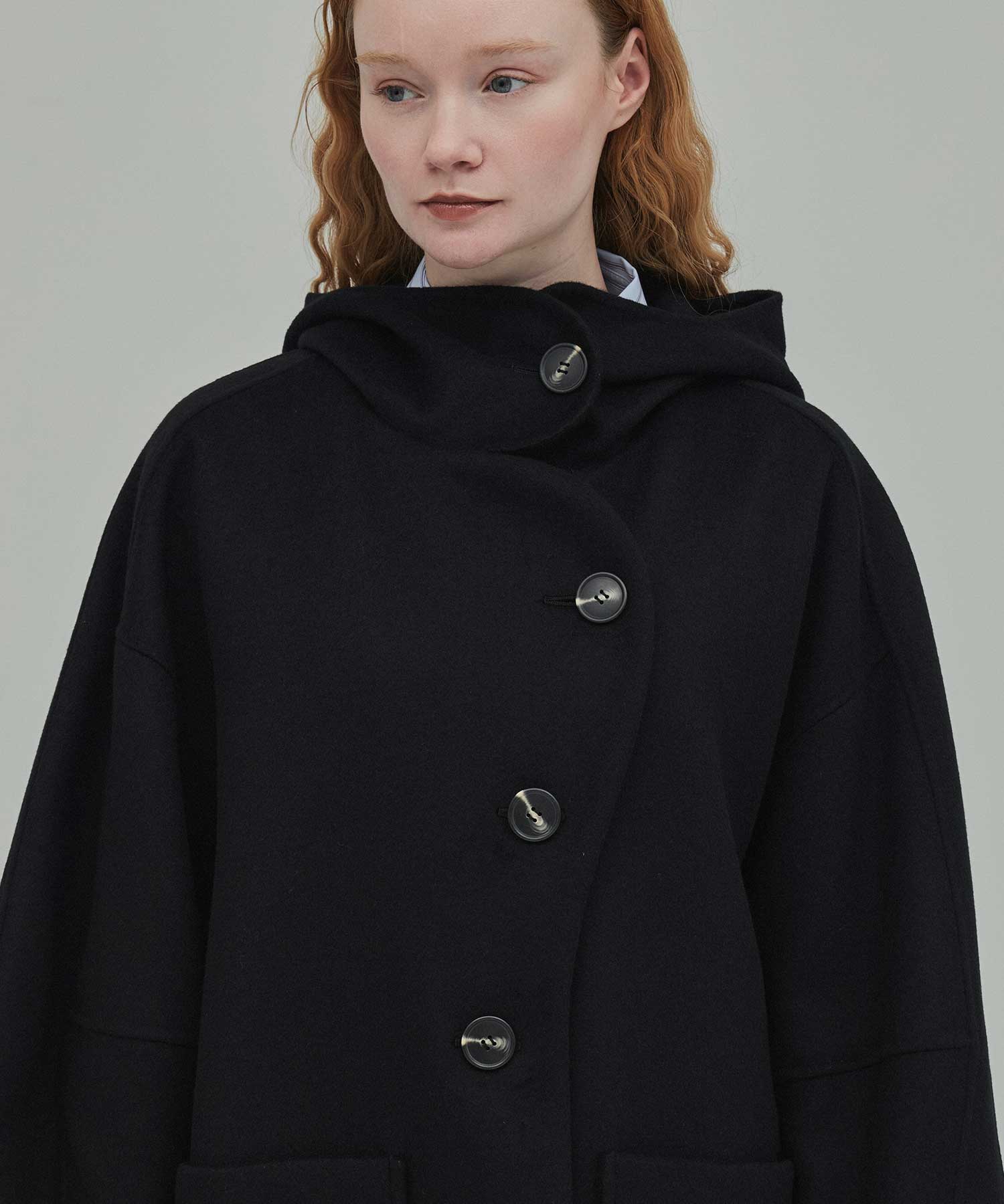 CIRCLE MODS-COAT(36 BLACK): ENFOLD: WOMENS｜THE TOKYO ONLINE STORE