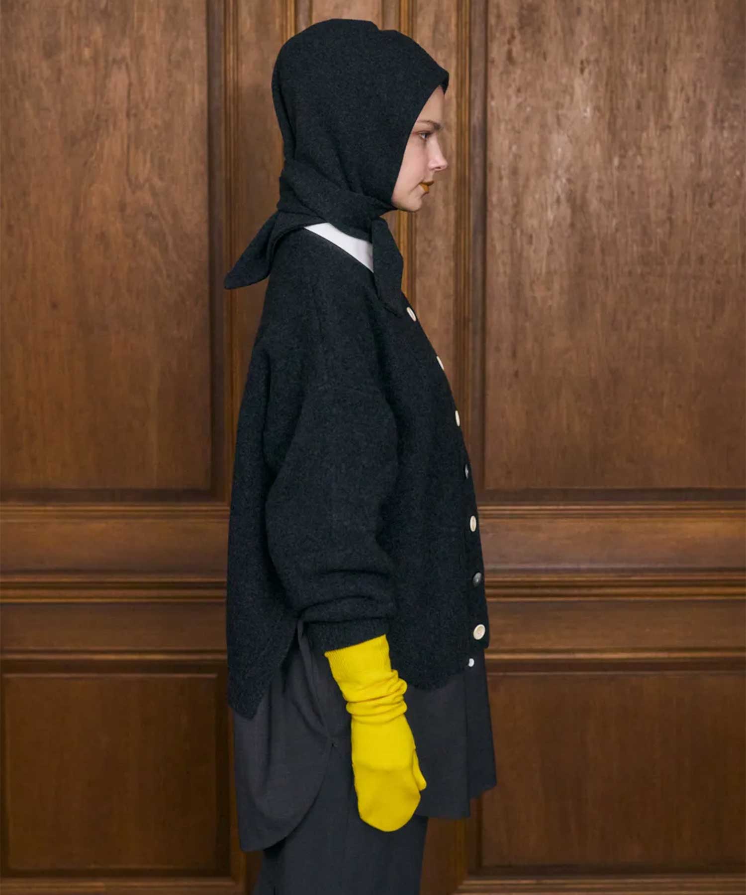 CIRCLE CARDIGAN ENFOLD