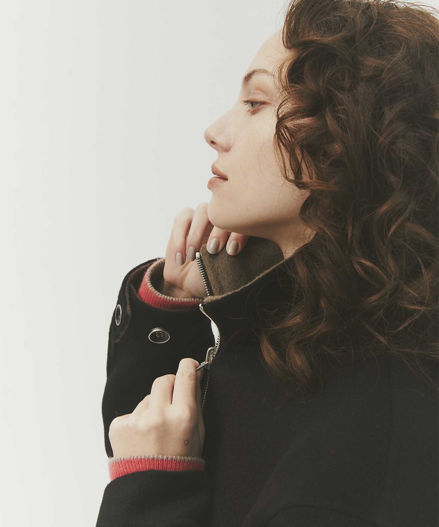 CASHMERE REVERSIBLE STAND ZIP BLOUSON THE TOKYO