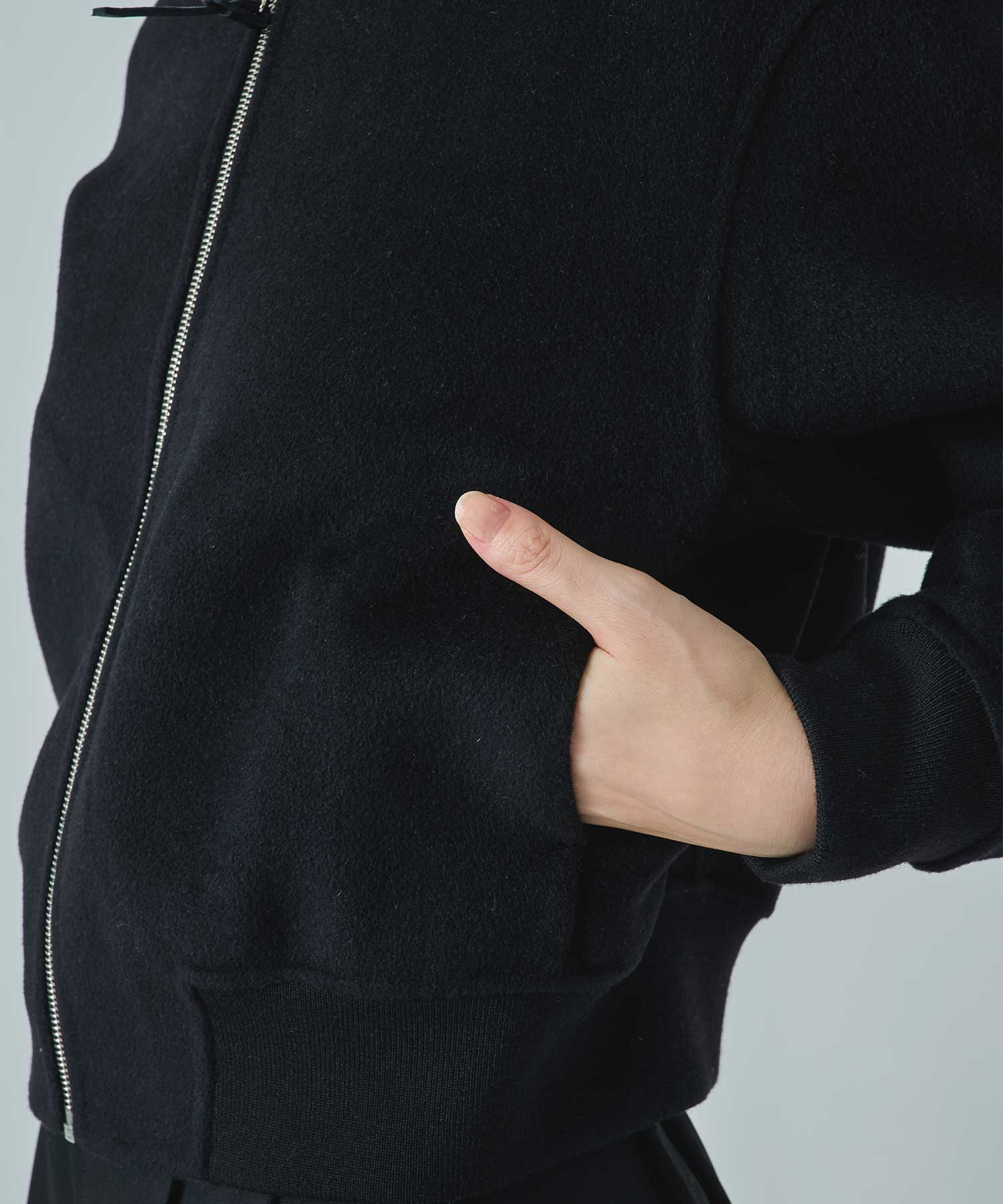 CASHMERE/SILK/WOOL MA-1 THE TOKYO