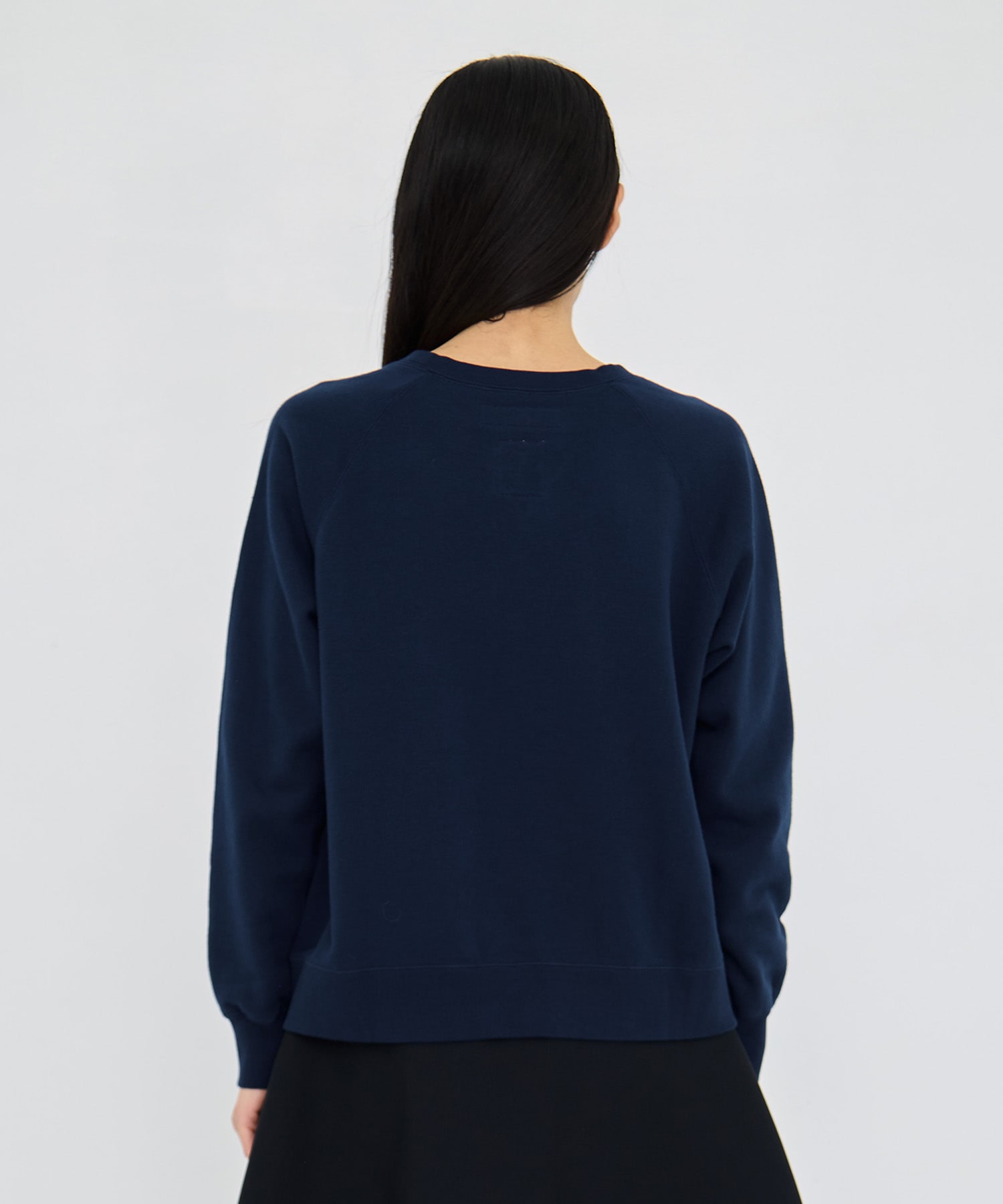 HELLO SWEAT L/S URAKE DYED MADISONBLUE