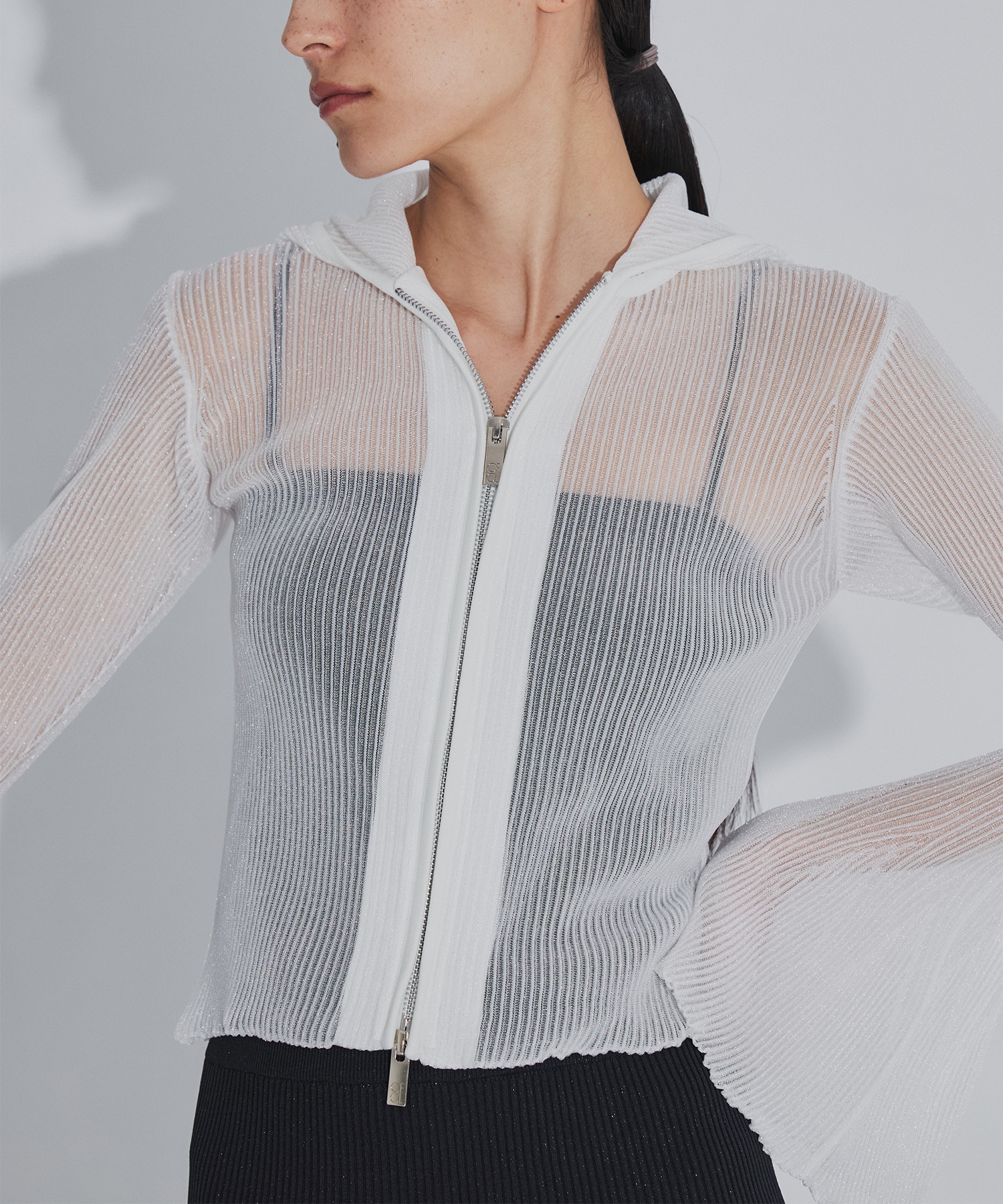 HYPHA LUCENT GLITTER HOODIE JACKET CFCL