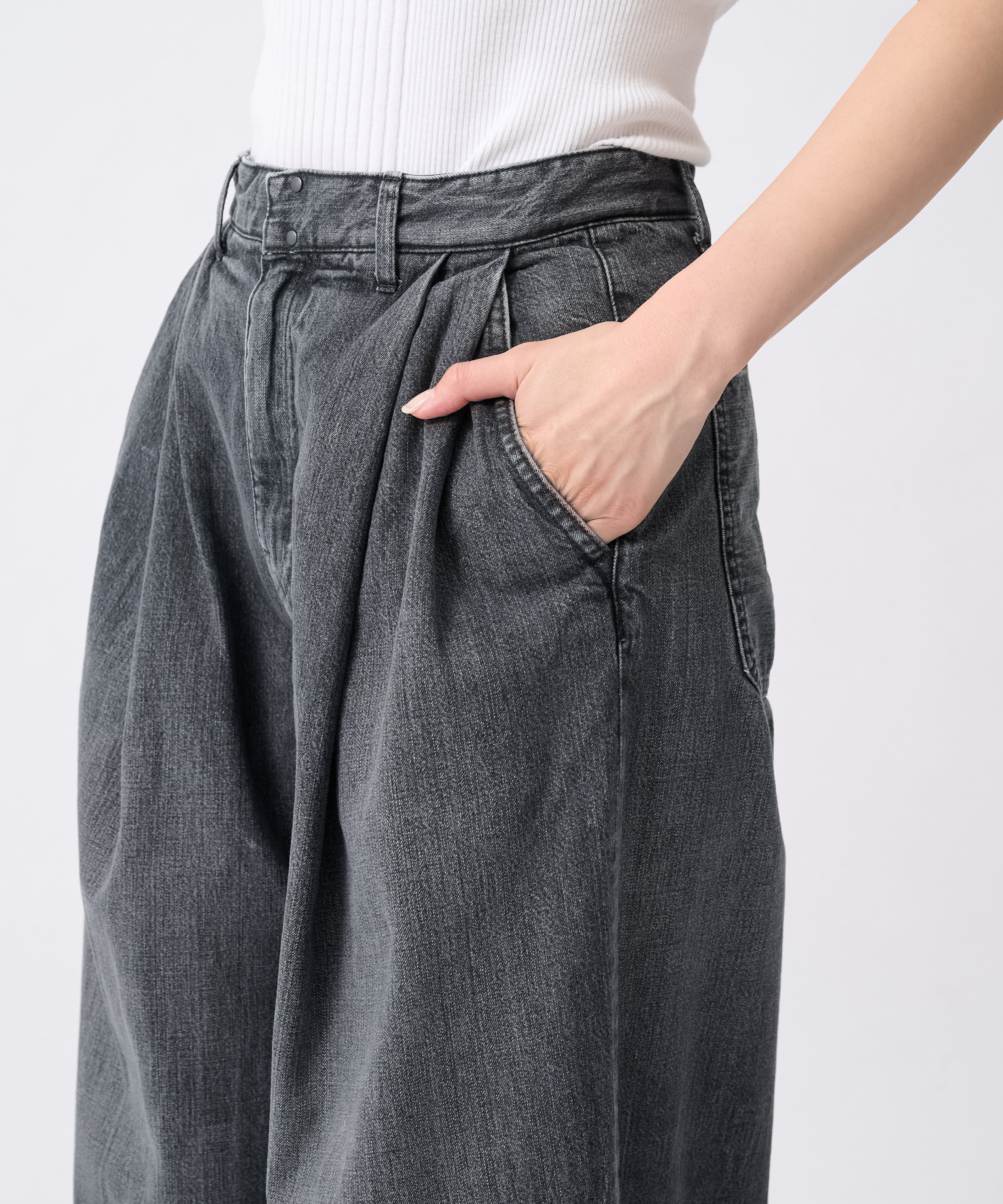 別注 HAKAMA JEAN TROUSERS TANAKA