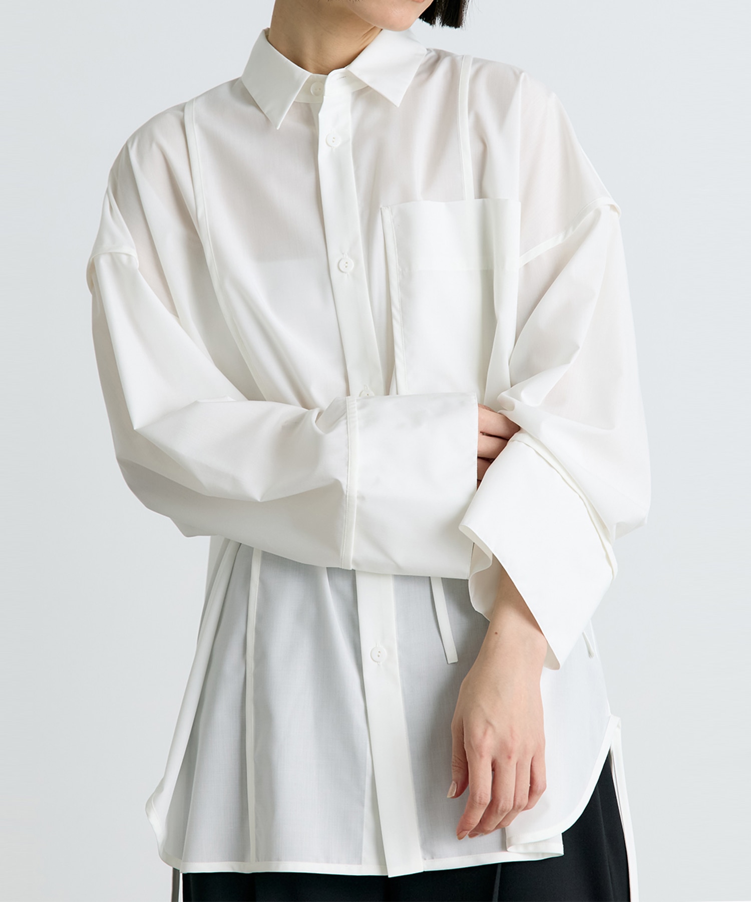 piping wide shirt nagonstans