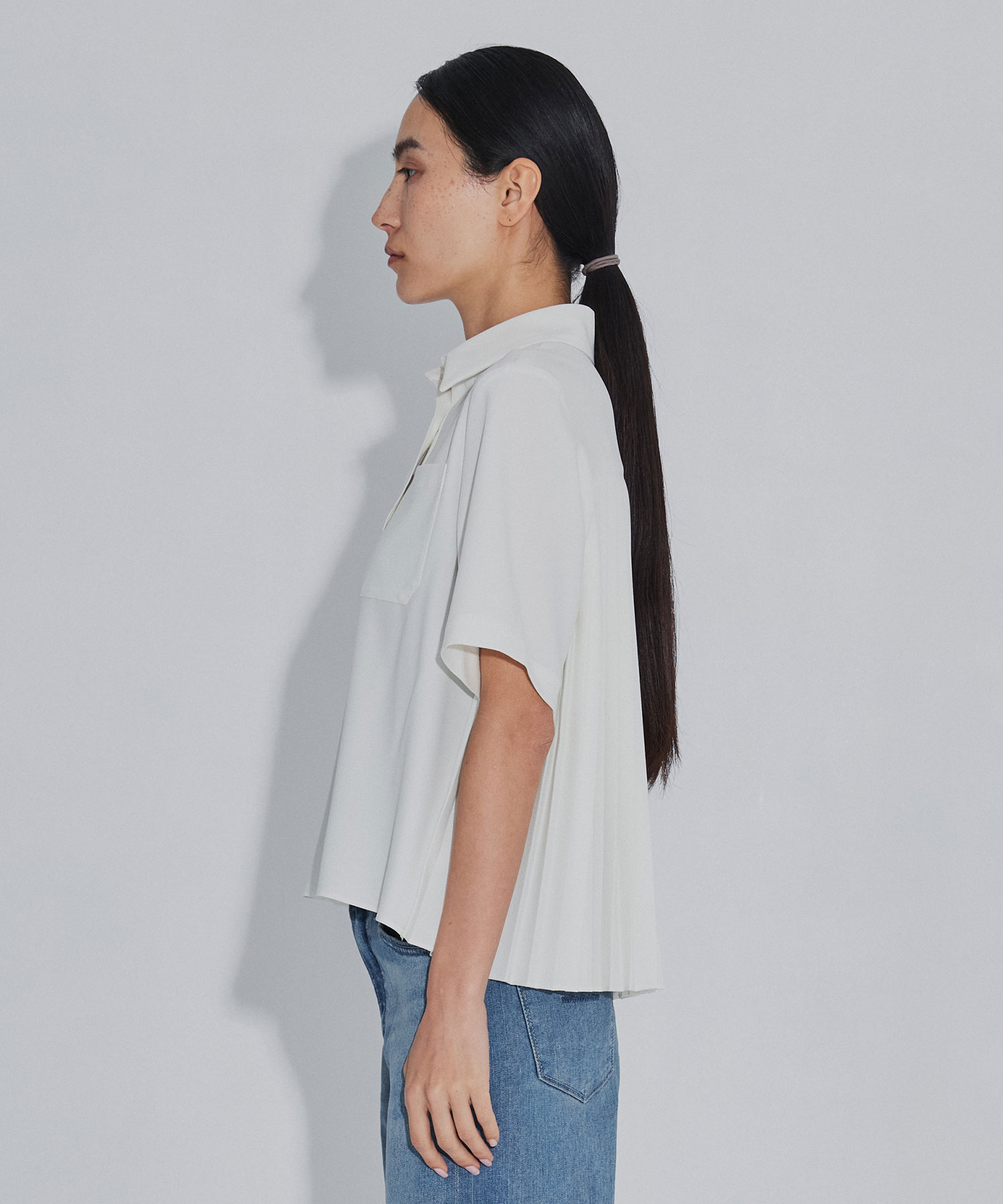 別注 Back pleats blouse EZUMi