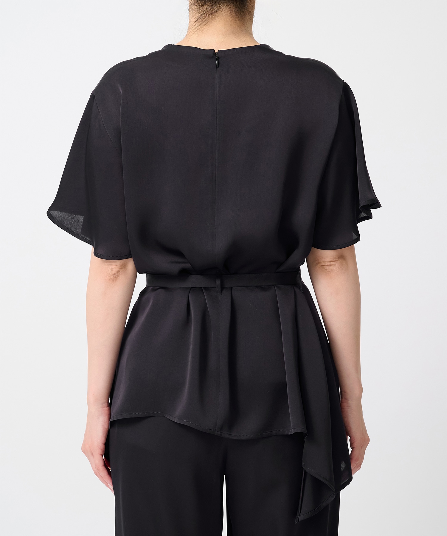 Satin Half Sleeve Blouse THE TOKYO