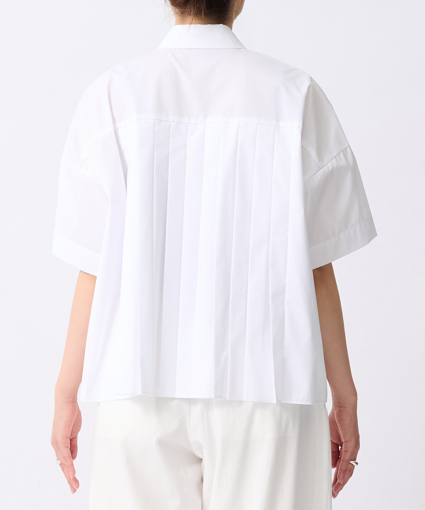 PLEATS WIDE BOX SHIRT ENFOLD