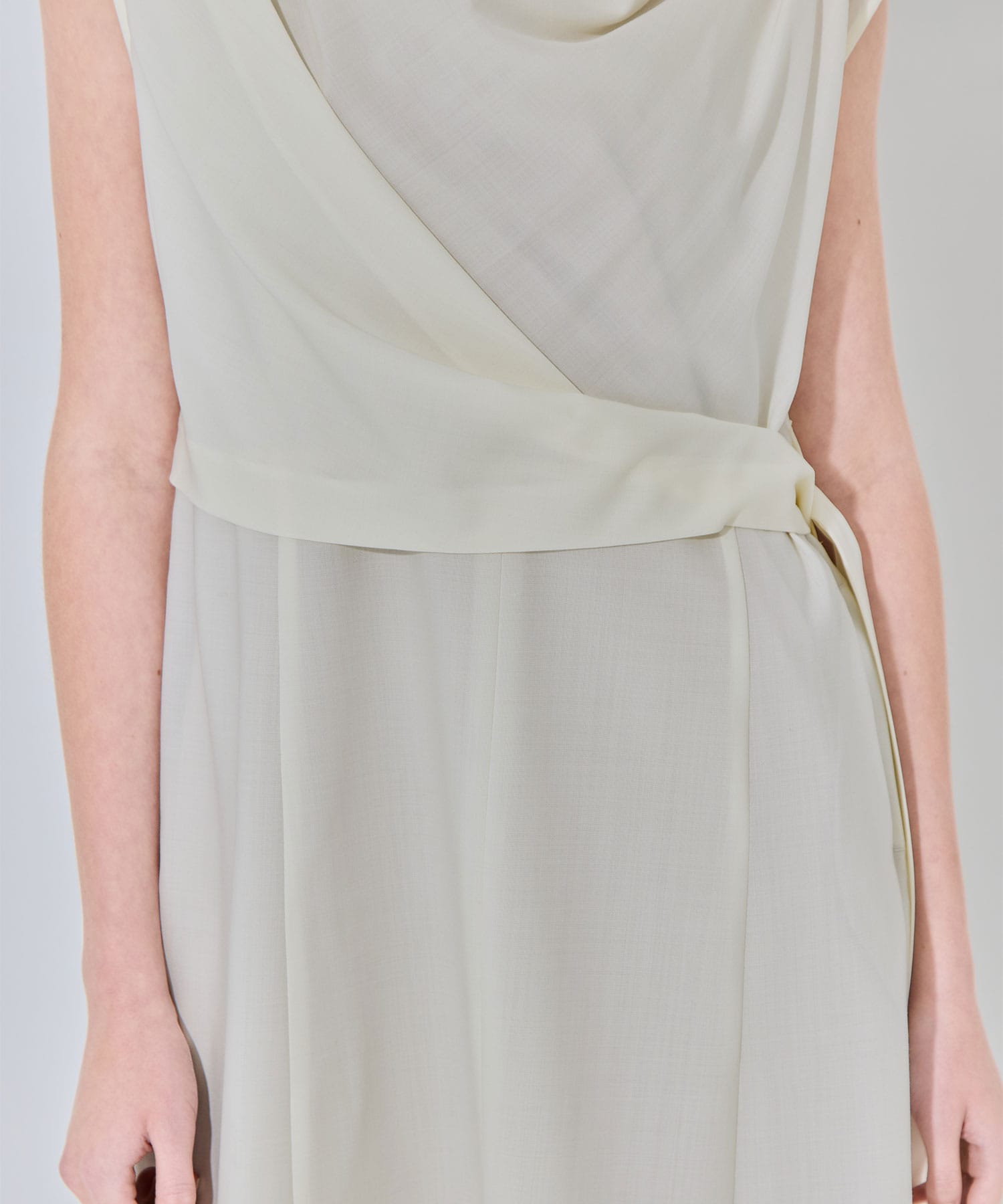 Cowl Neck Wool Dress THE TOKYO