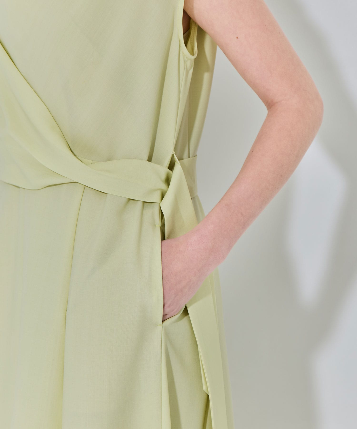 Cowl Neck Wool Dress THE TOKYO
