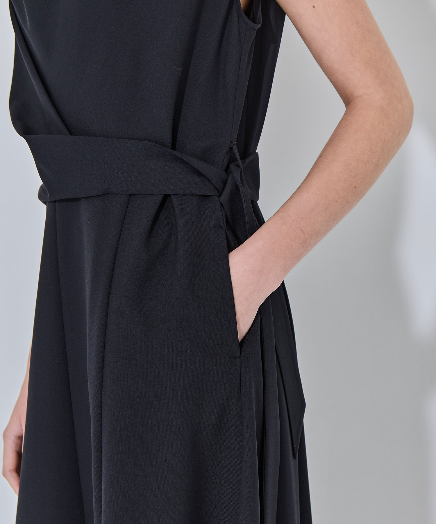 Cowl Neck Wool Dress THE TOKYO