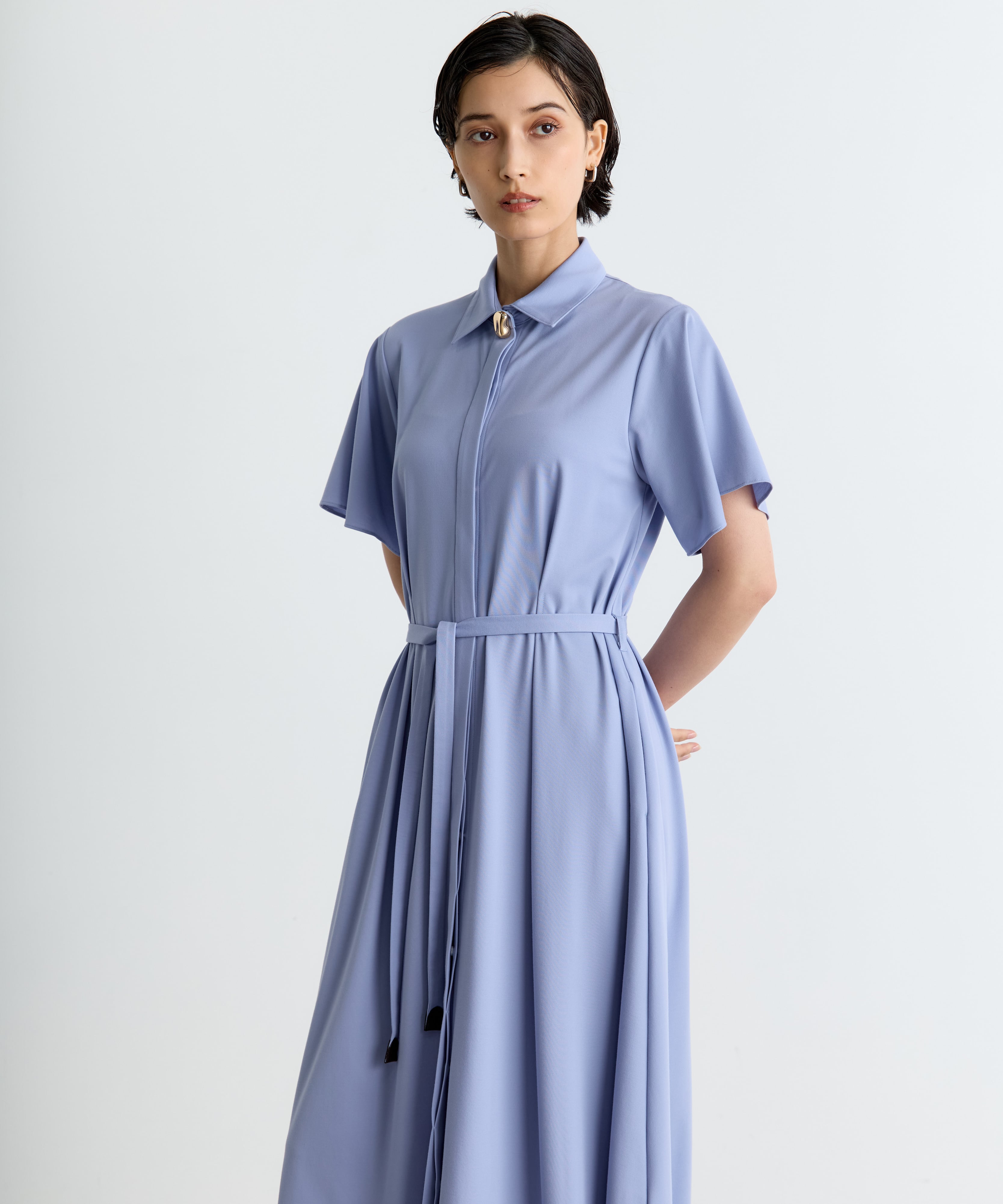 Drape Sleeve Dress THE TOKYO