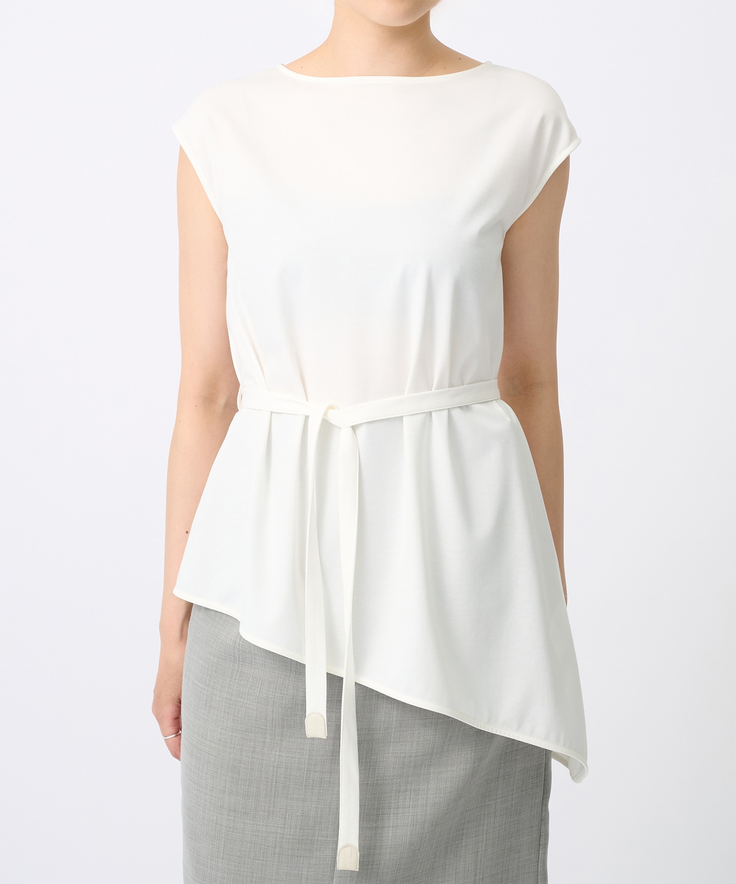 French Sleeve Asymmetry Tops THE TOKYO