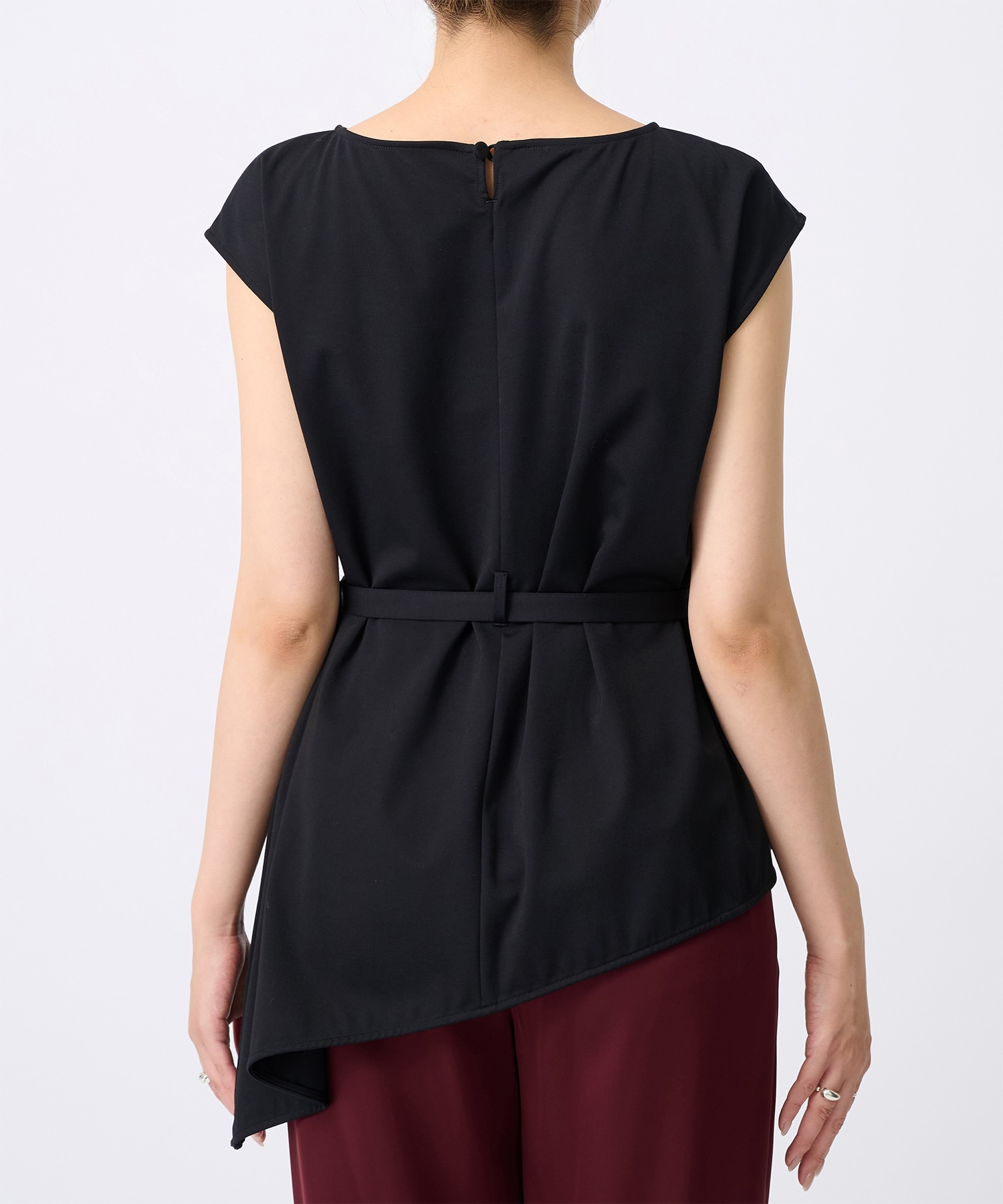 French Sleeve Asymmetry Tops THE TOKYO