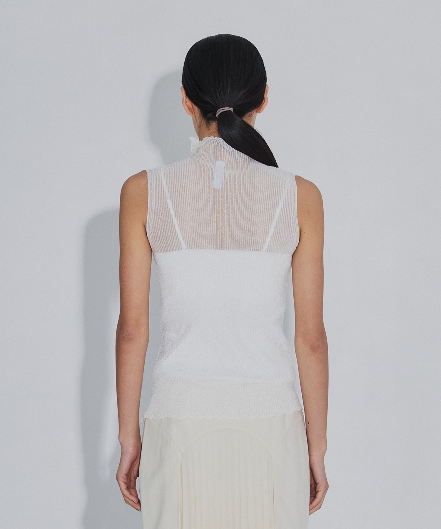 HYPHA LUCENT GLITTER SLEEVELESS TOP CFCL