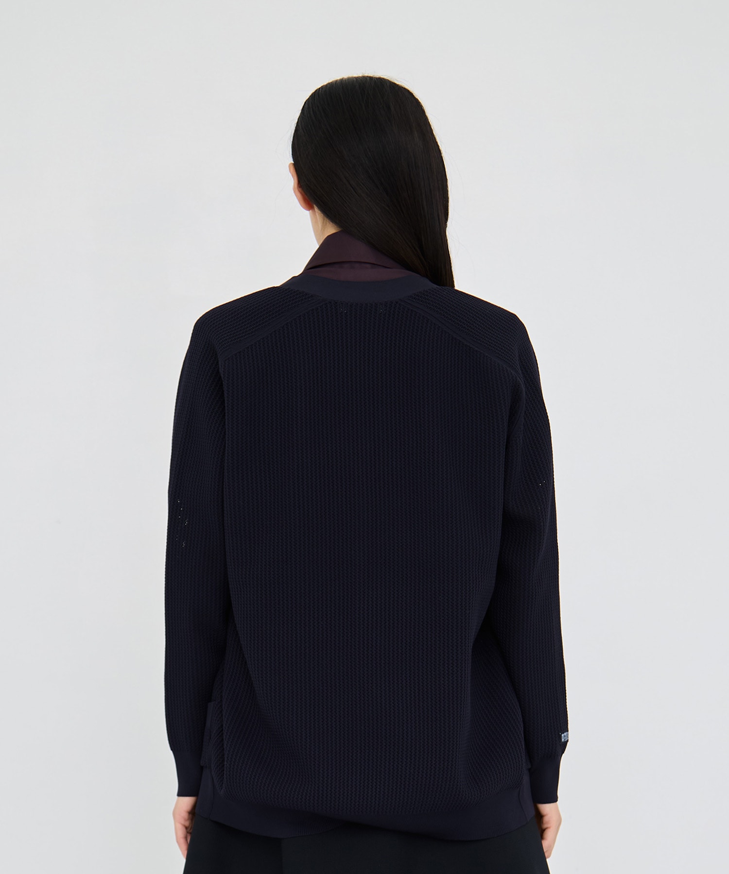 BIG KNIT V CD MESH MADISONBLUE