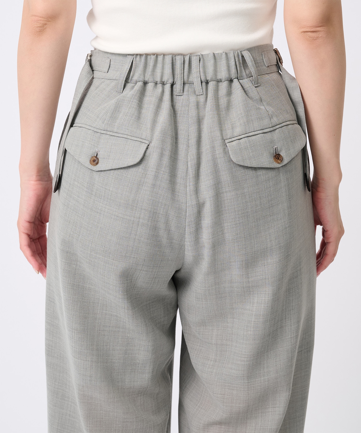 Waist Design Wide Pants THE TOKYO