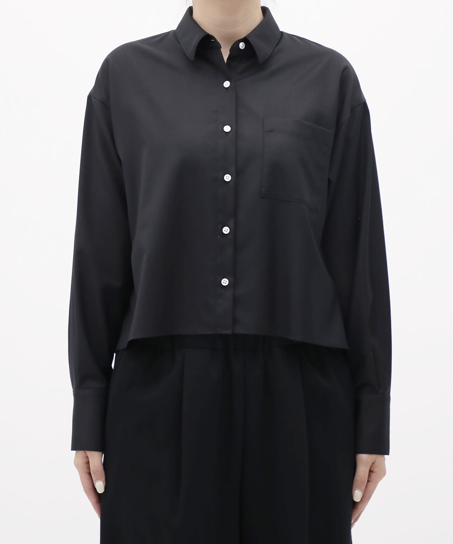 Short A-line L/S Shirt THE TOKYO