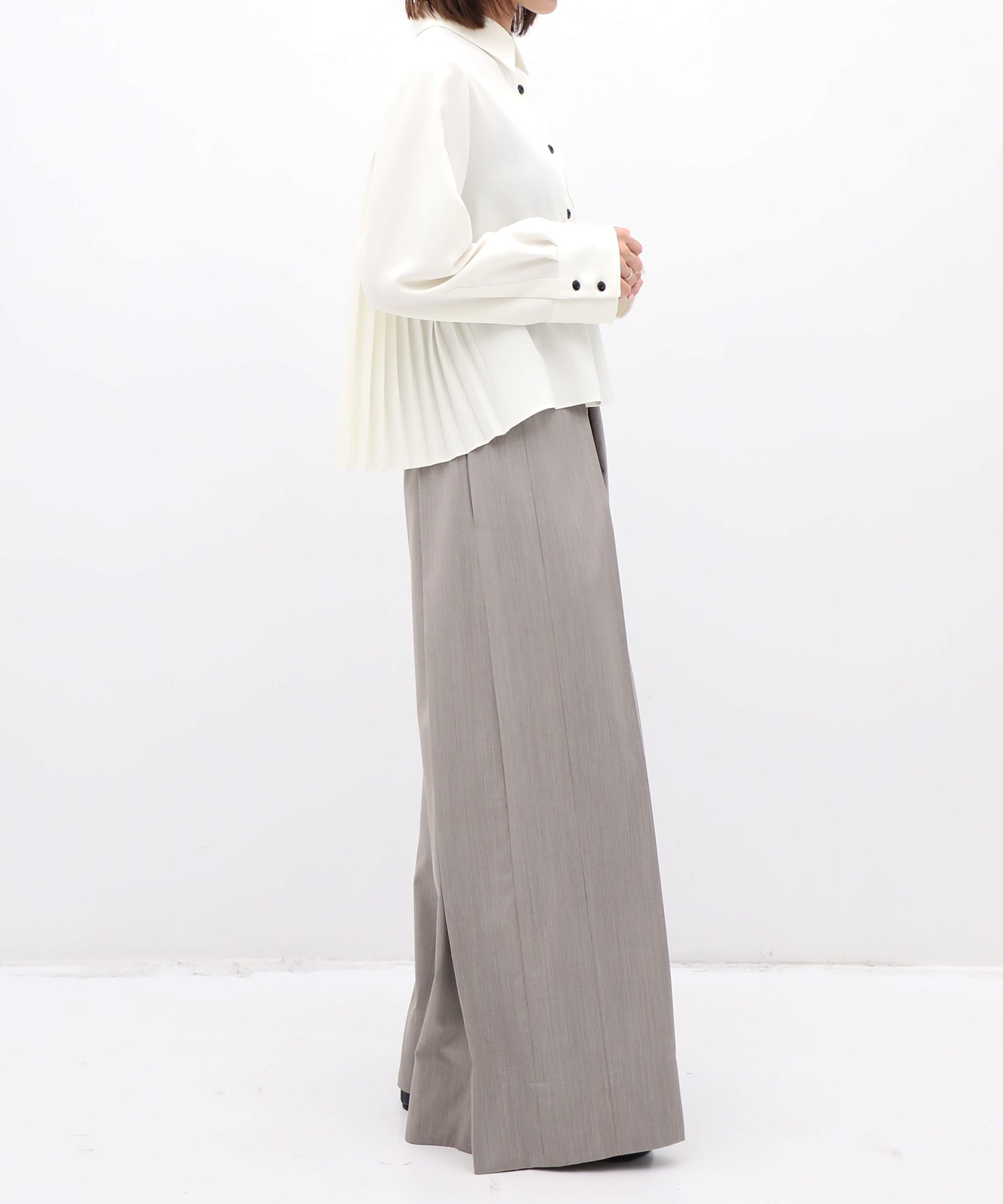 別注 Back Pleats L/S Shirt EZUMi