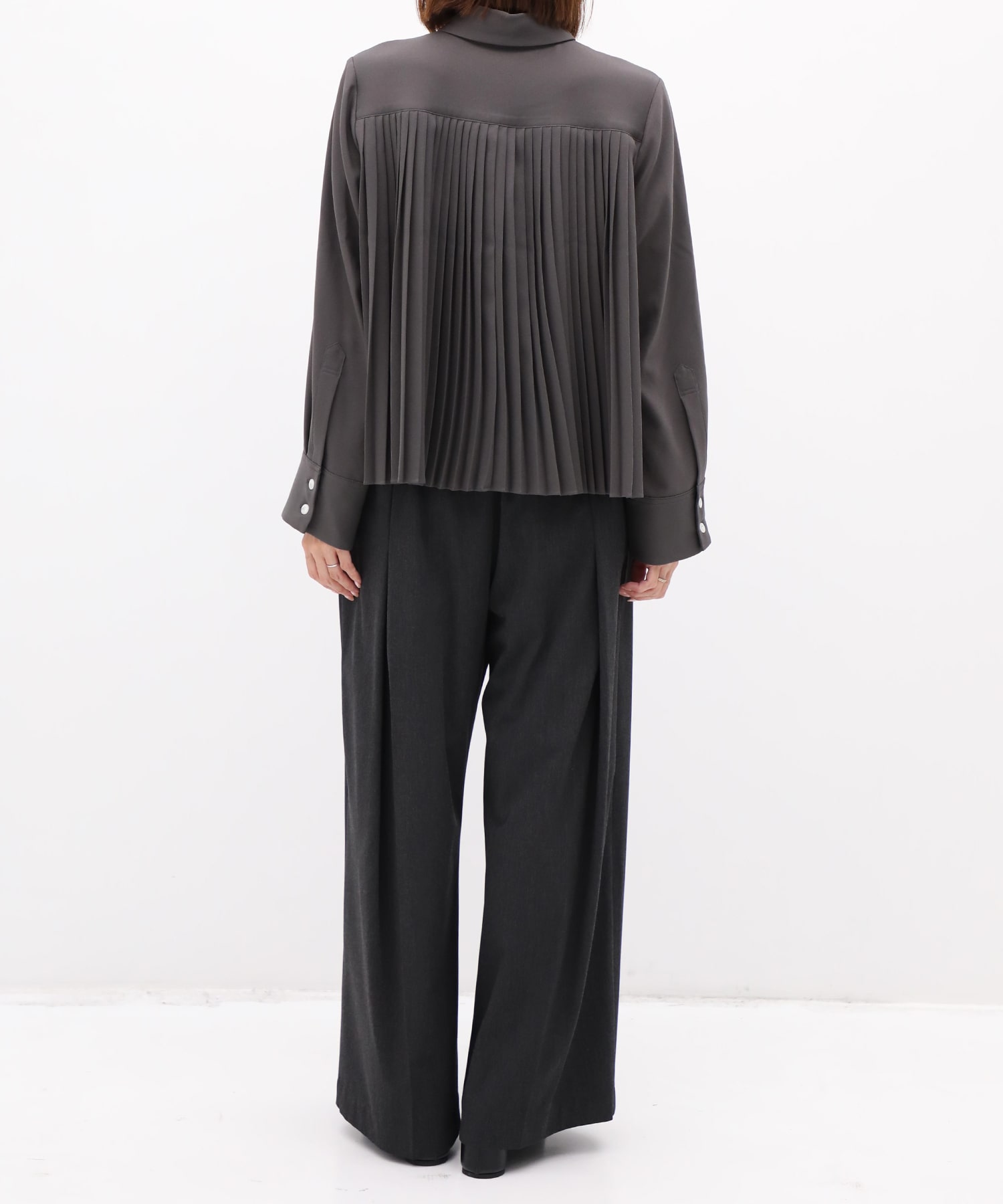 別注 Back Pleats L/S Shirt EZUMi