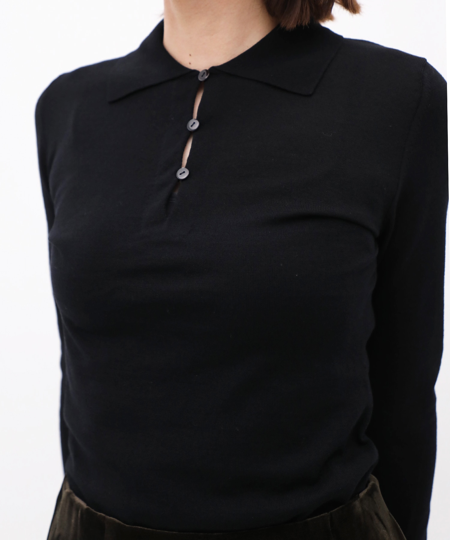 Extra Soft Wool Polo Knit CITY TOKYO