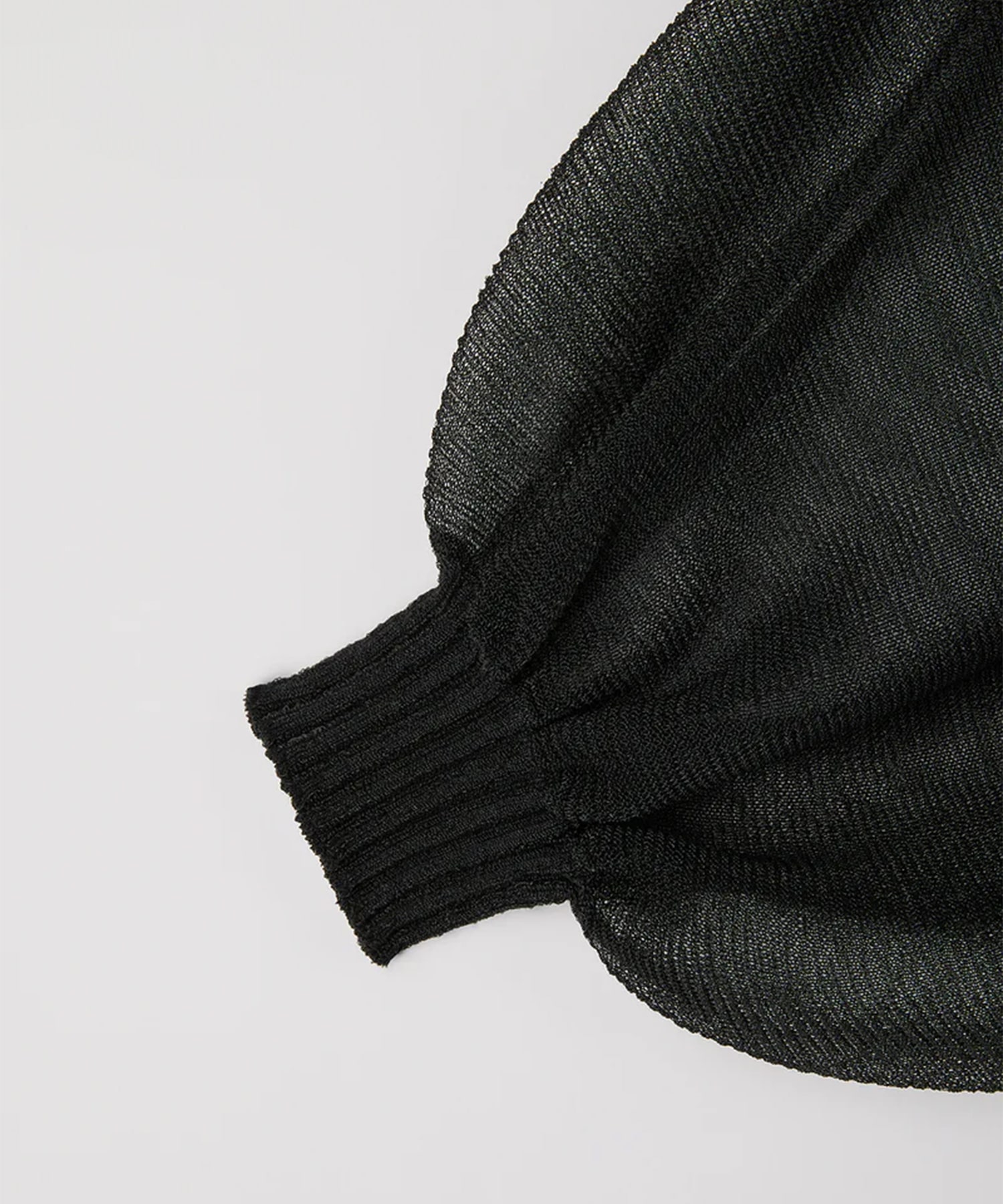FLUTED LUCENT PUFF SLEEVE CARDIGAN CFCL