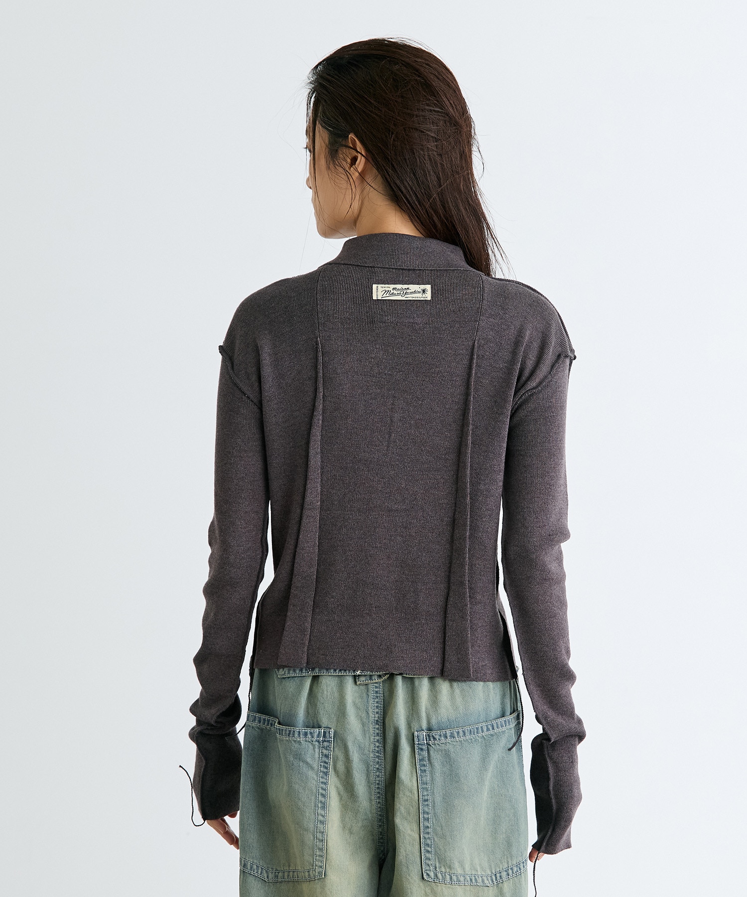 INSIDE OUT KNIT CARDIGAN Maison MIHARA YASUHIRO