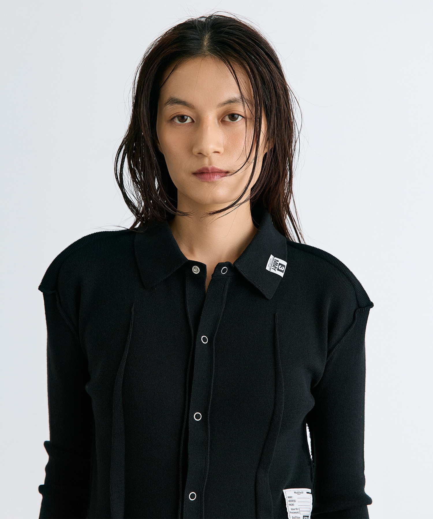 INSIDE OUT KNIT CARDIGAN Maison MIHARA YASUHIRO