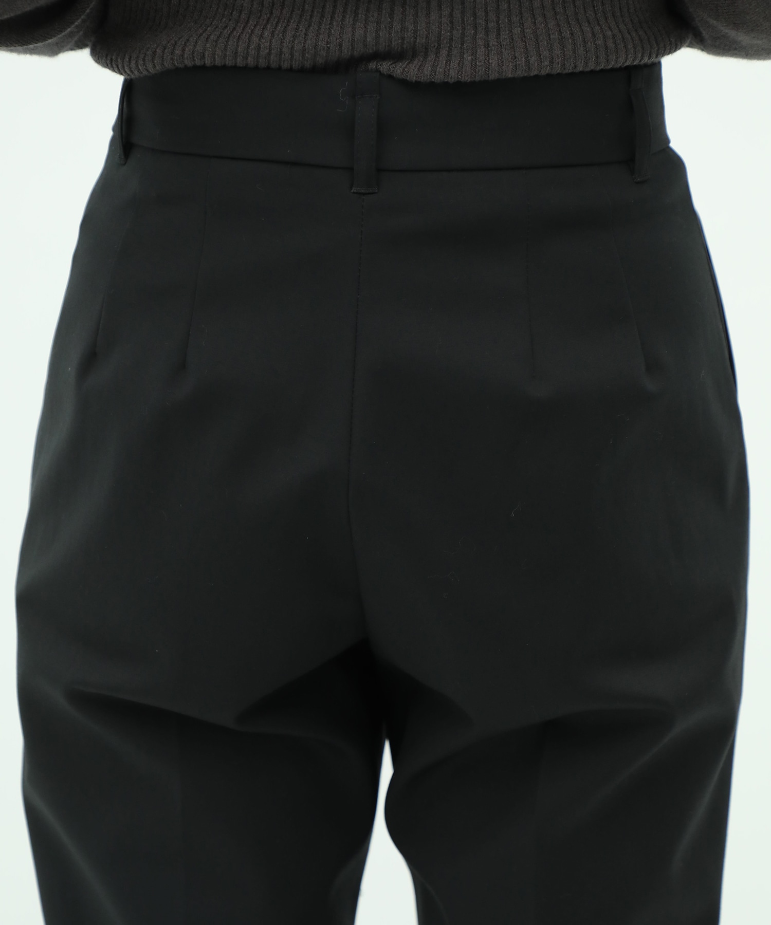 Double Cloth Slim Flare Pants CITY TOKYO