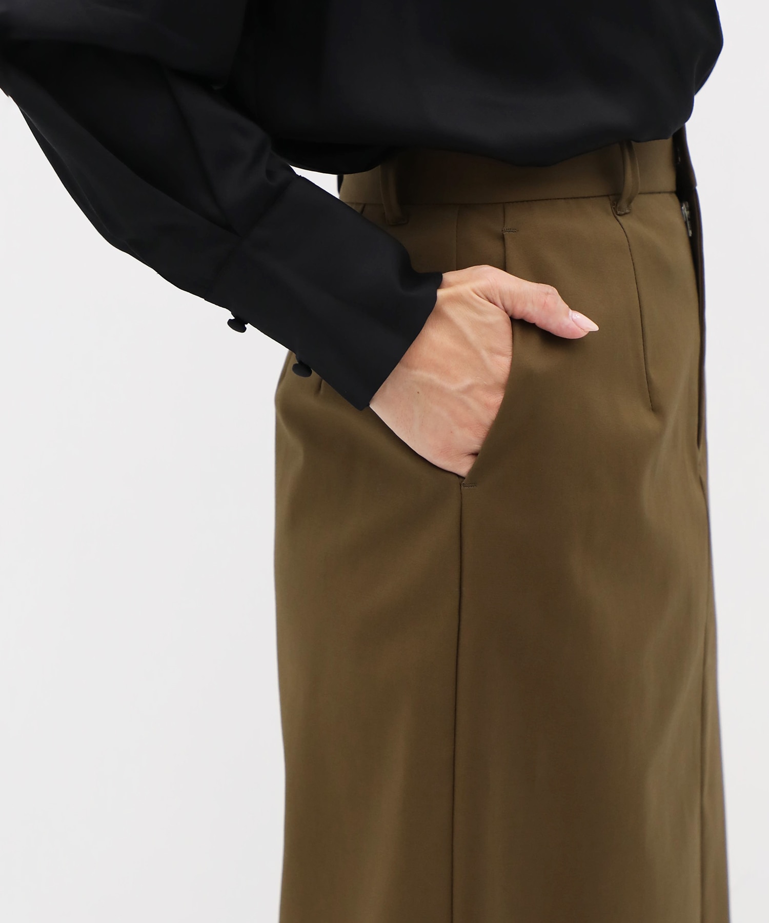 Double Cloth Pencil Skirt CITY TOKYO