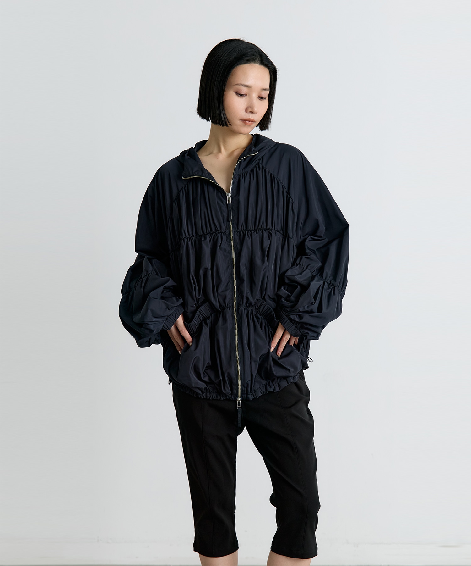 RAIN-CLOUD BLOUSON ENFOLD