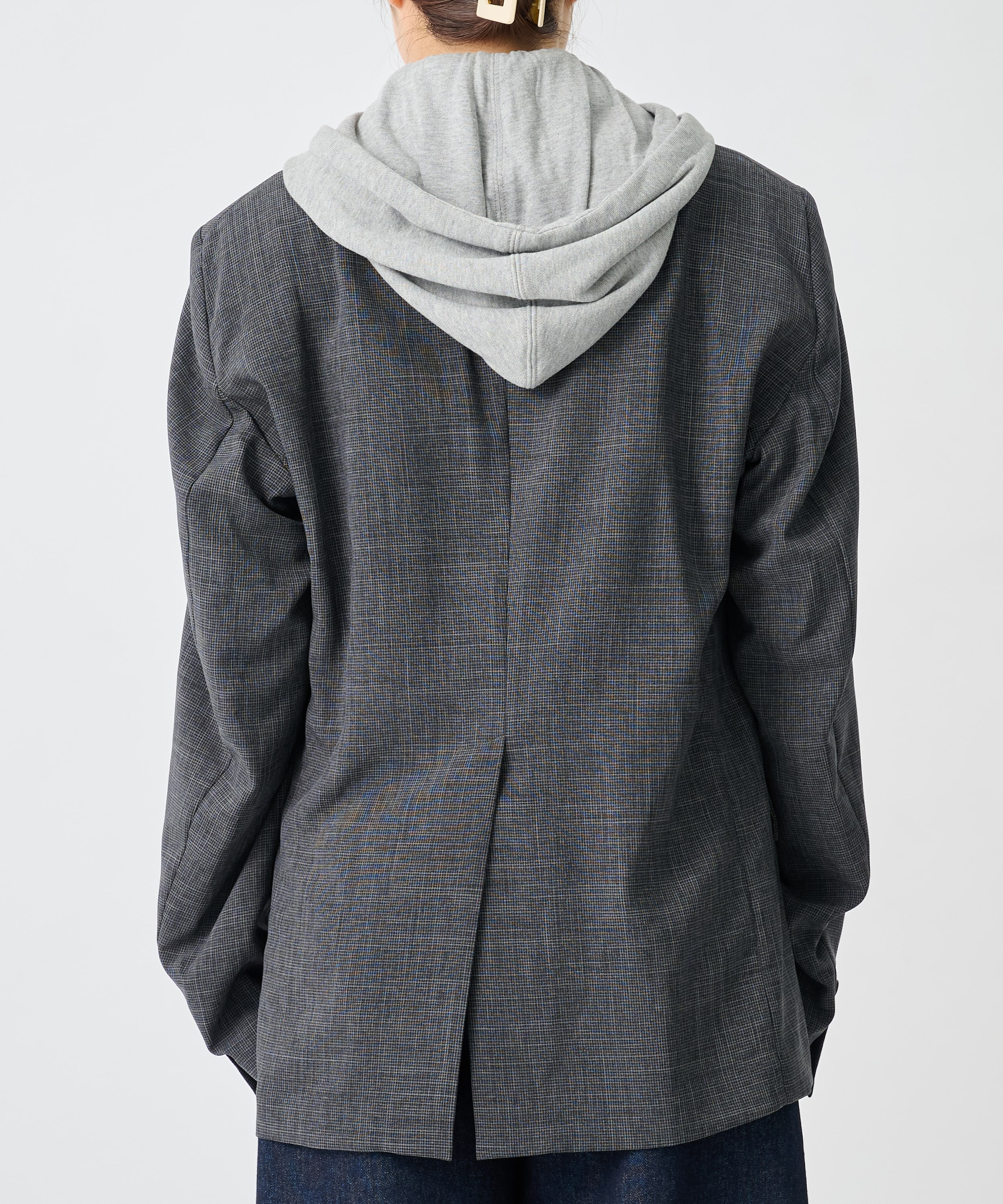 THREE LAYERED HOUNDSTOOTH JACKET Maison MIHARA YASUHIRO