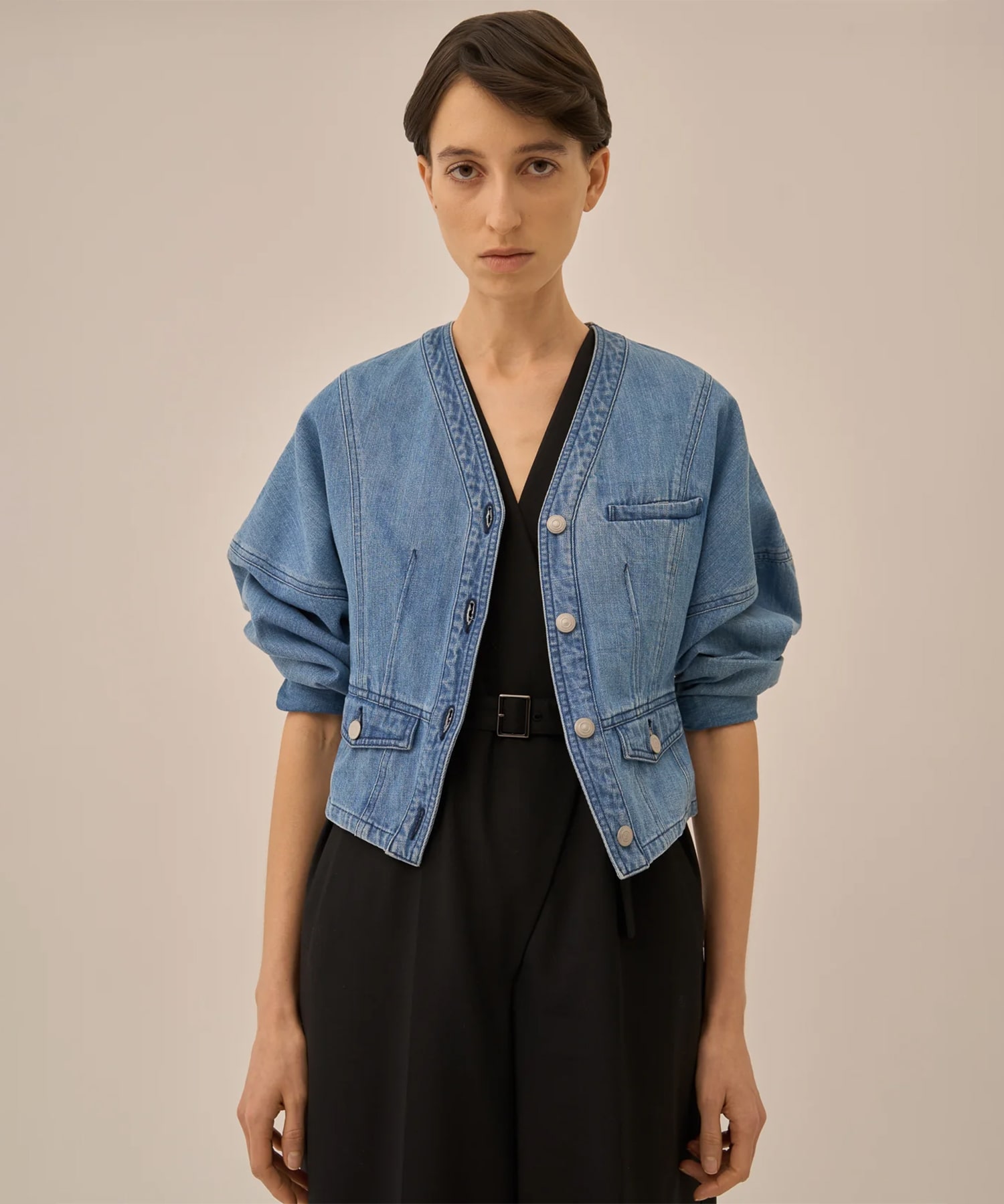 Leona denim jacket AKIRANAKA