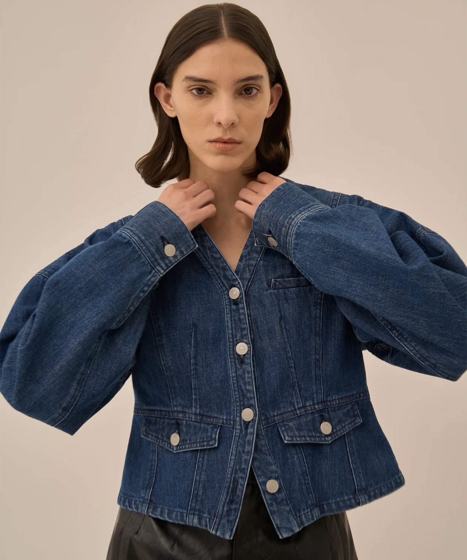Leona denim jacket AKIRANAKA