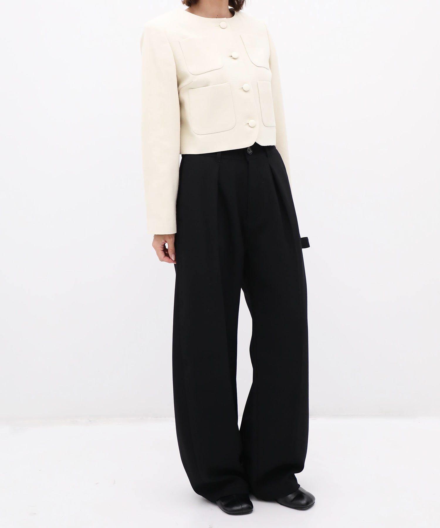 Wool Boxy Jacket CITY TOKYO