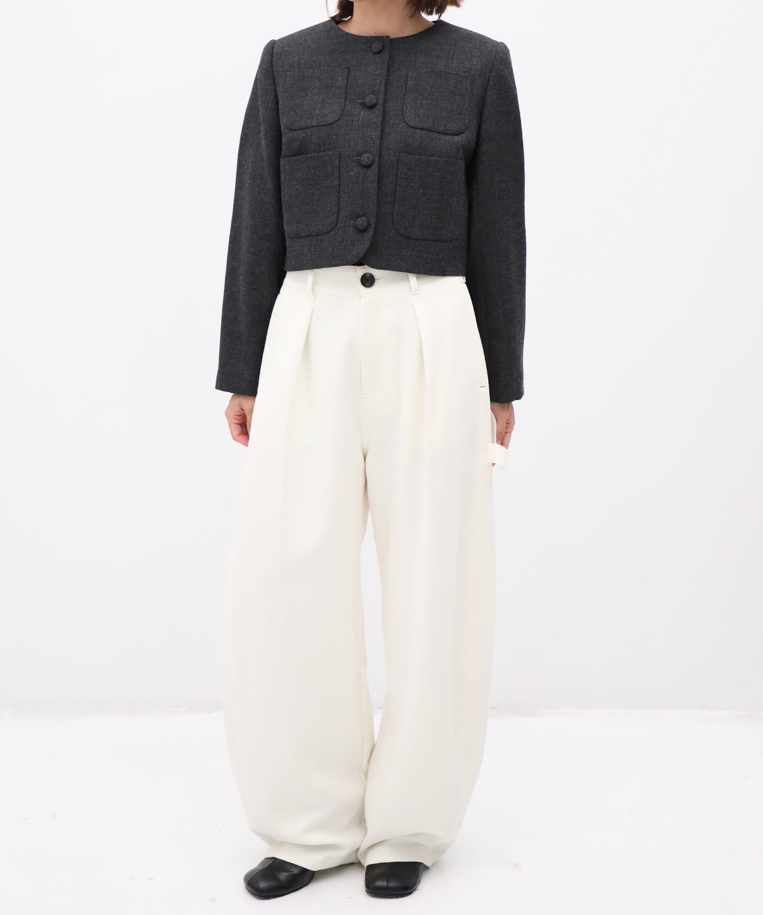 Wool Boxy Jacket CITY TOKYO