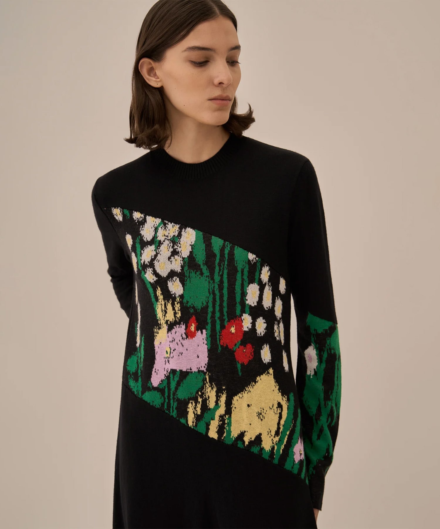 Sabi knit dress AKIRANAKA